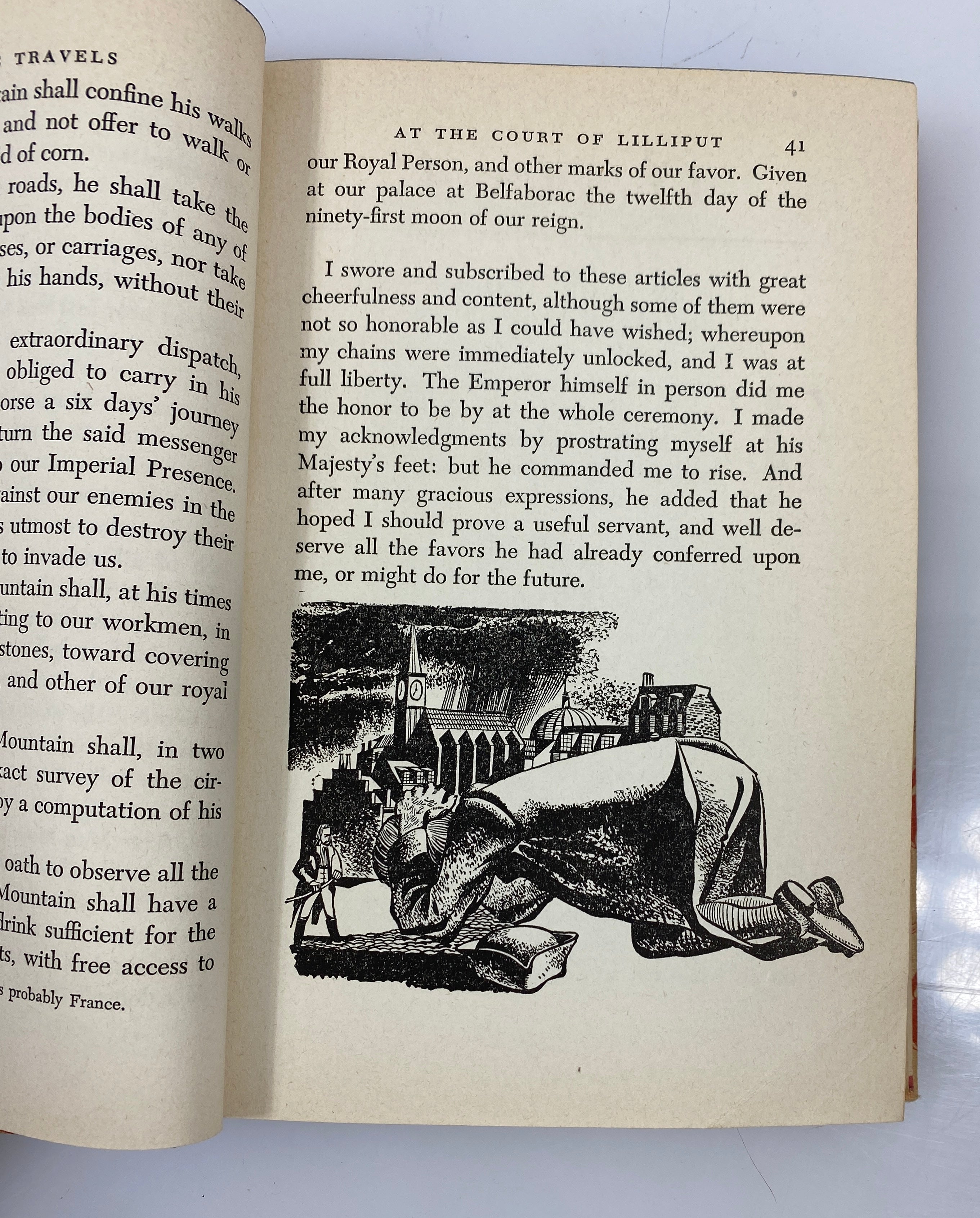 Gulliver's Travels by Jonathan Swift 1947 HC