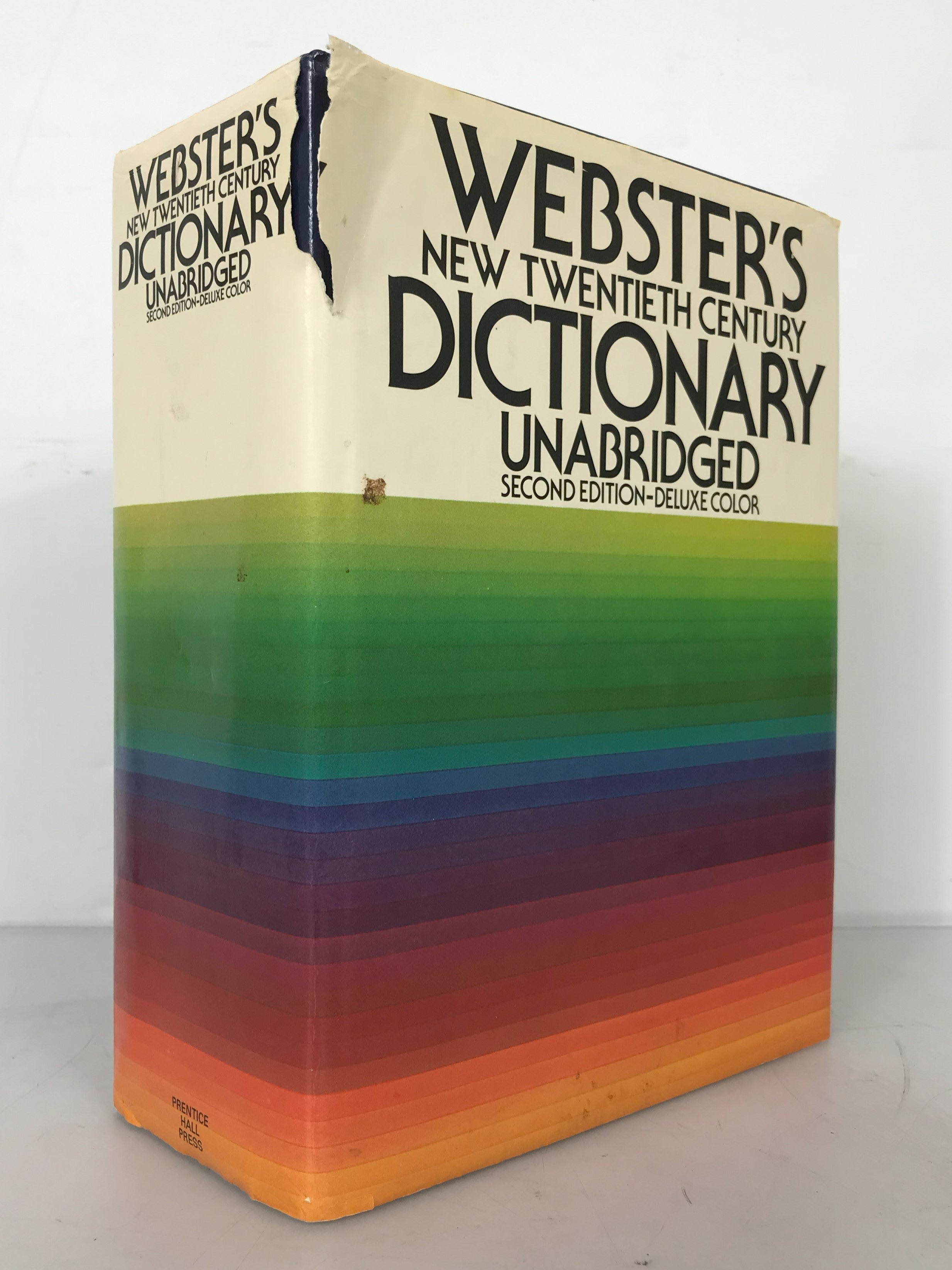 Webster's New Twentieth Century Dictionary Unabridged 2nd Edition Deluxe  Color