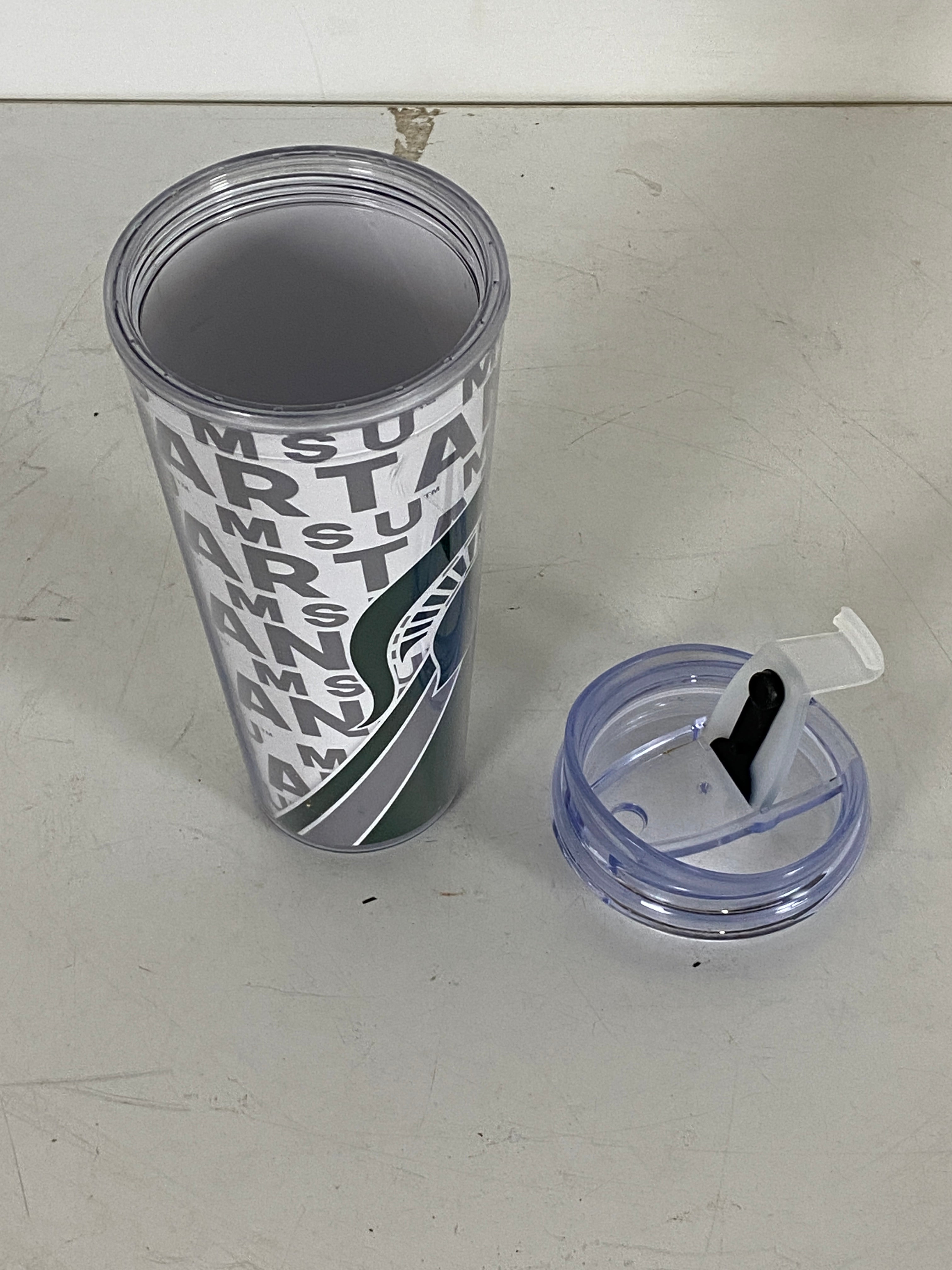 24oz MSU Spartan Tumbler with Sip Lid