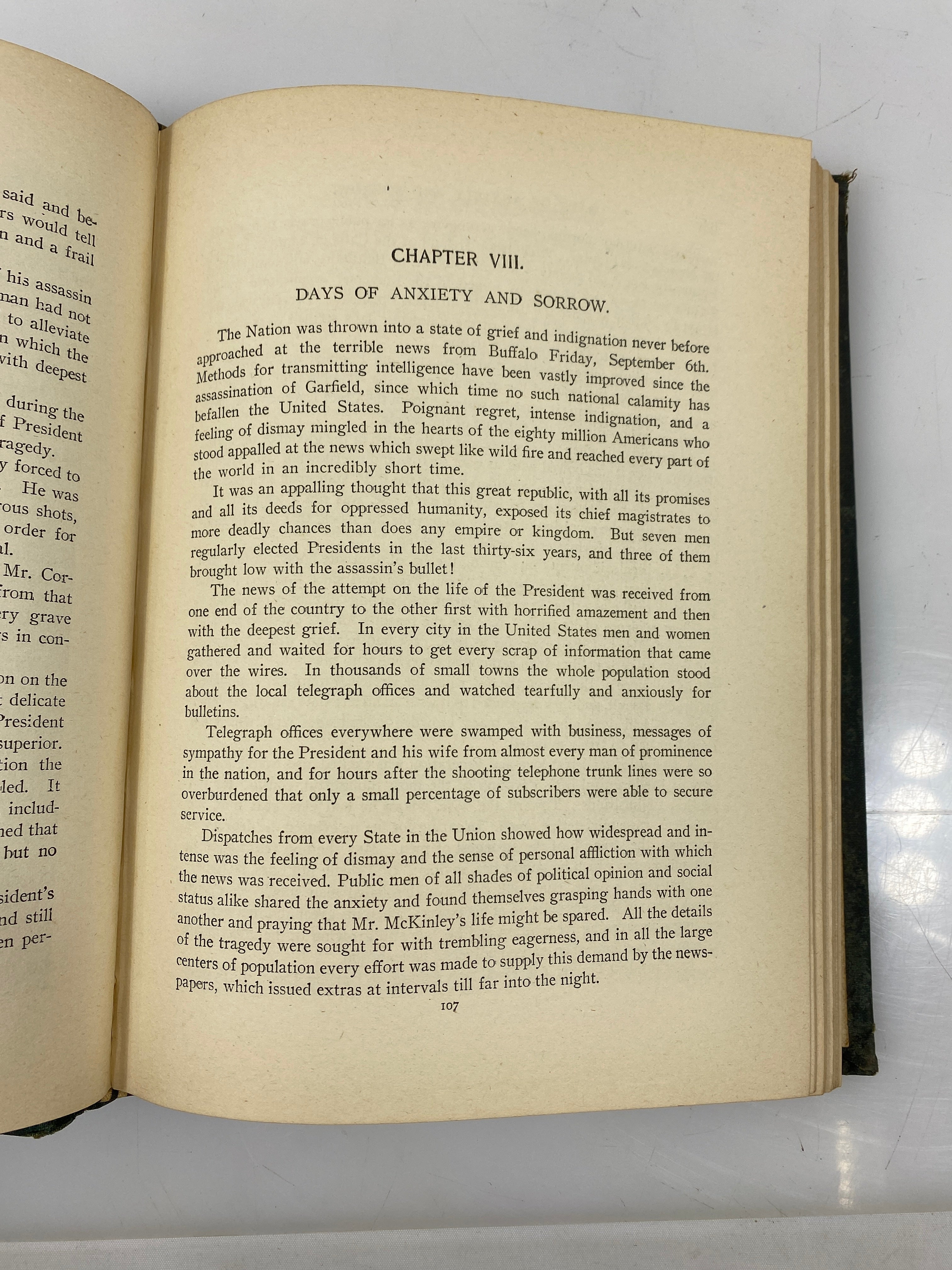 Life of William McKinley and Complete Story of his Assassination Everett 1901 HC