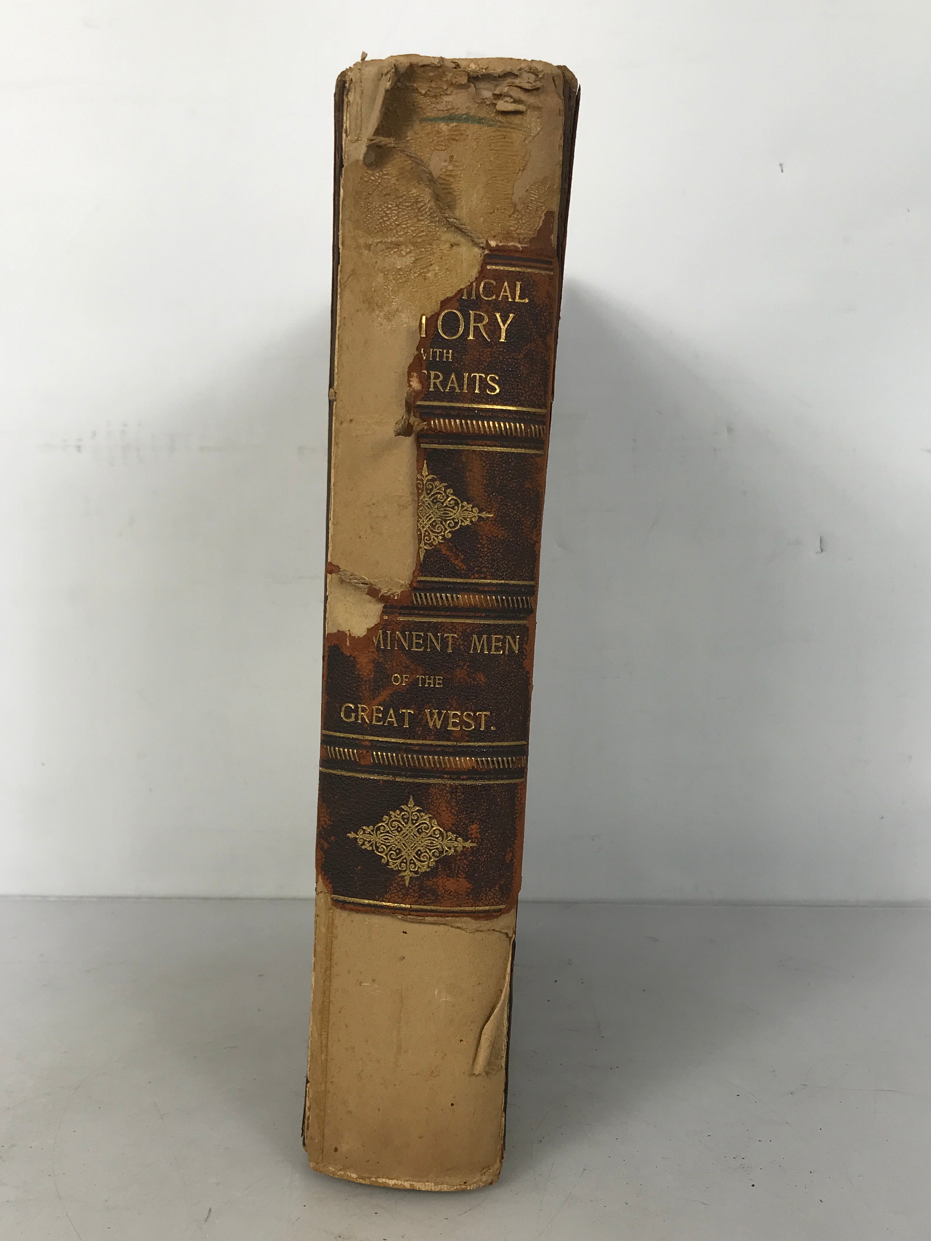 Prominent Men of the Great West with Steel-Cut Illustrations 1894 HC