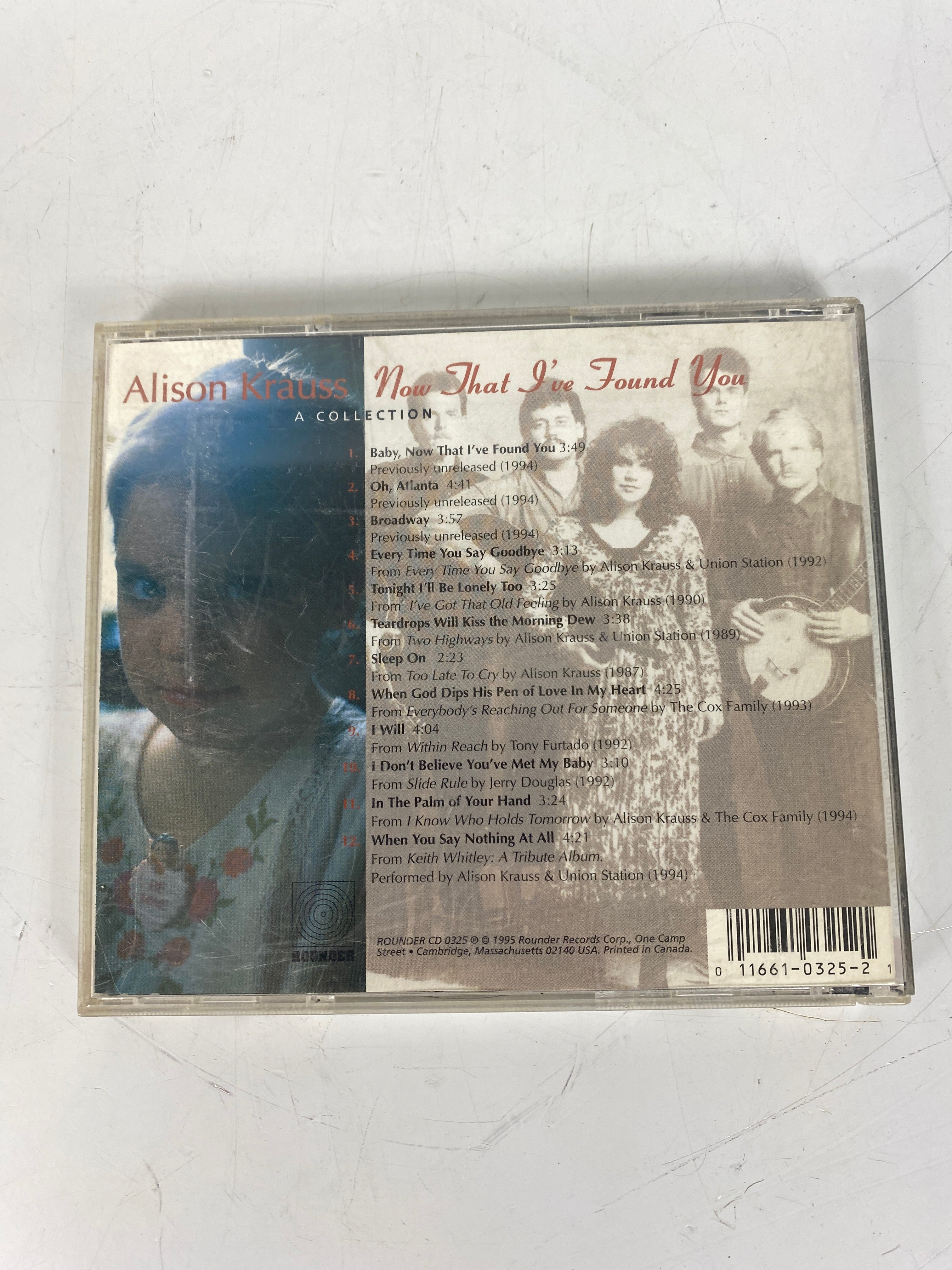 Alison Krauss Now That I've Found You CD