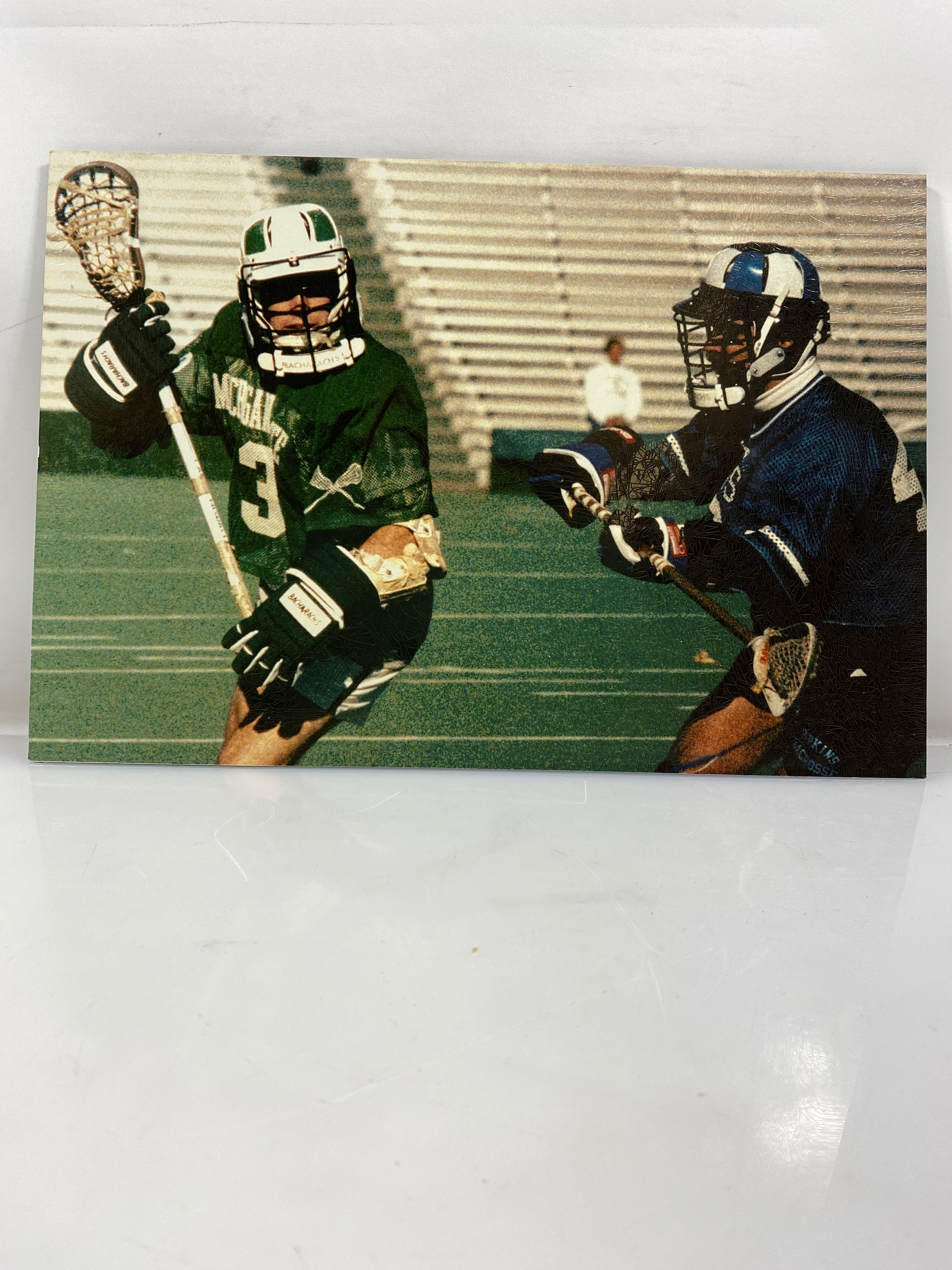 MSU Lacrosse Photo on Board Foam