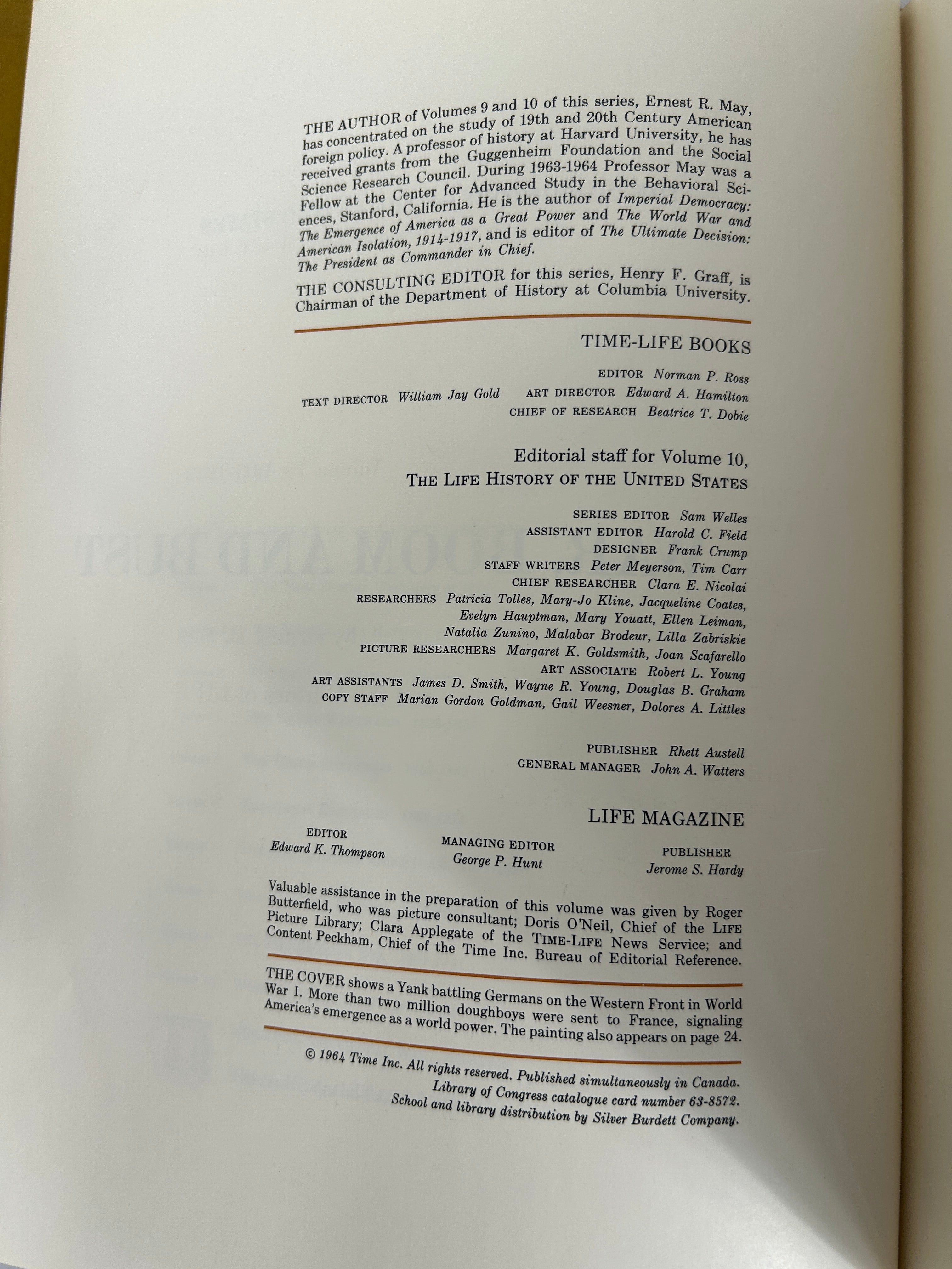 12 Vol Set The LIFE History of the United States 1964 HC