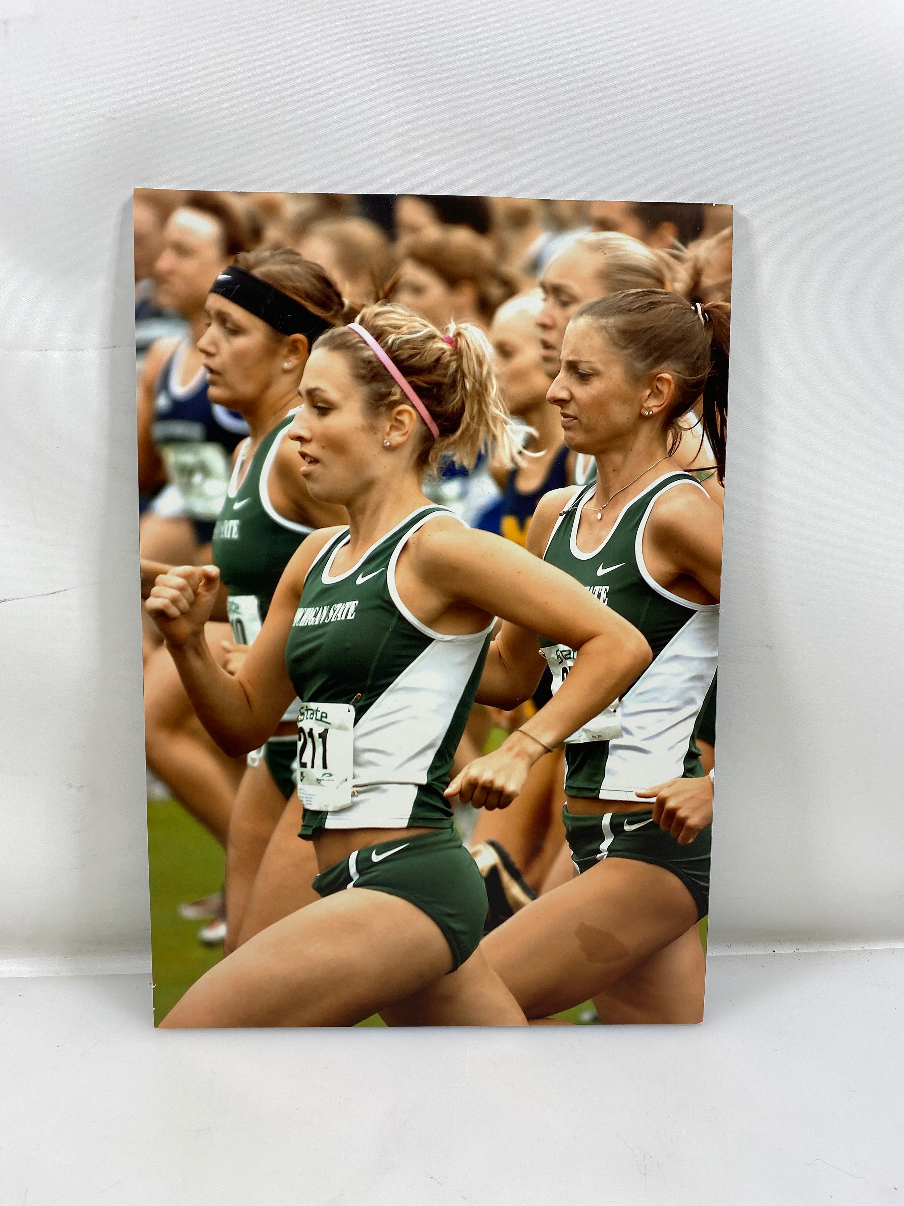 MSU Women's Cross Country Photo on Board Foam