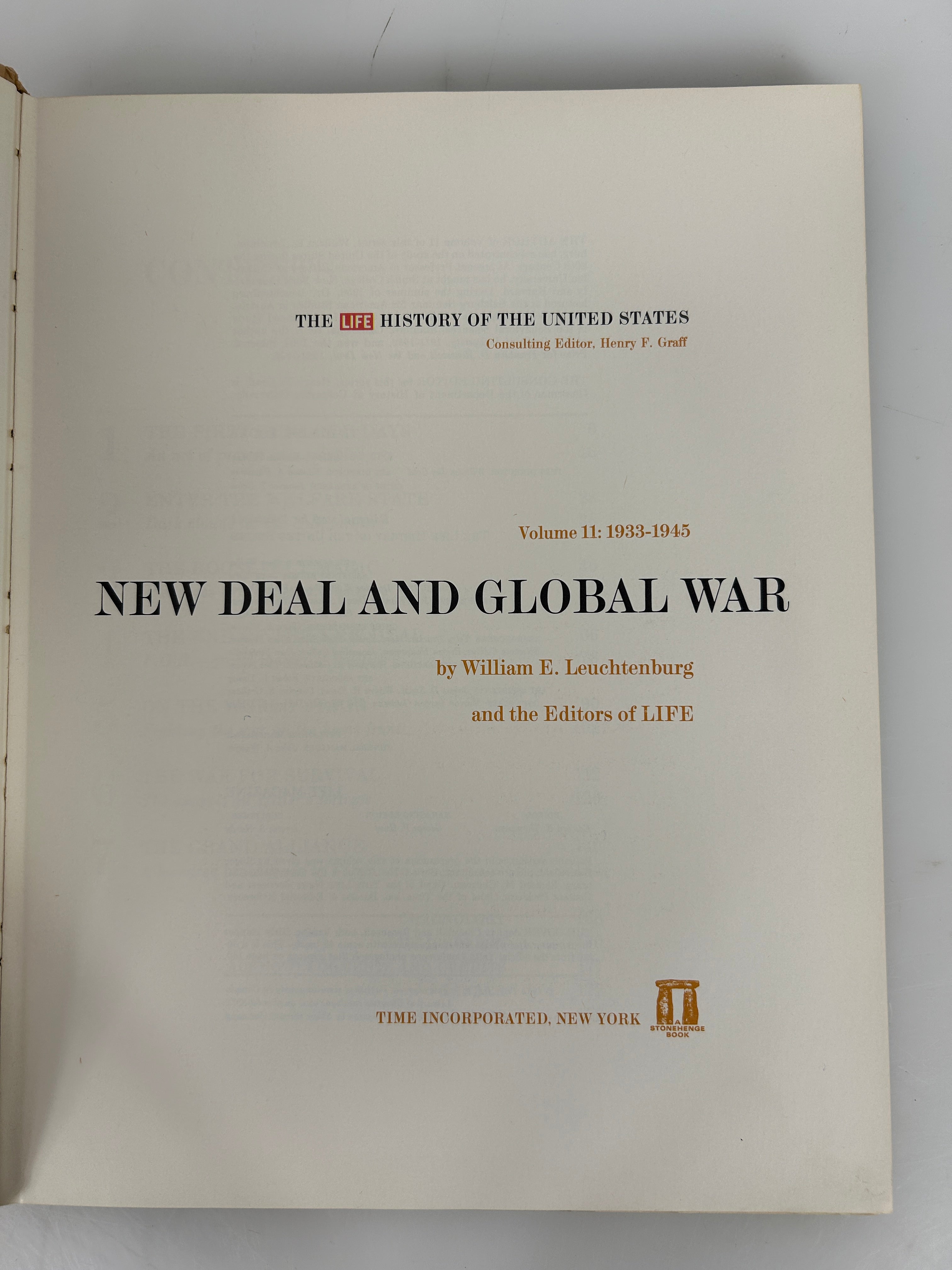 12 Vol Set The LIFE History of the United States 1964 HC