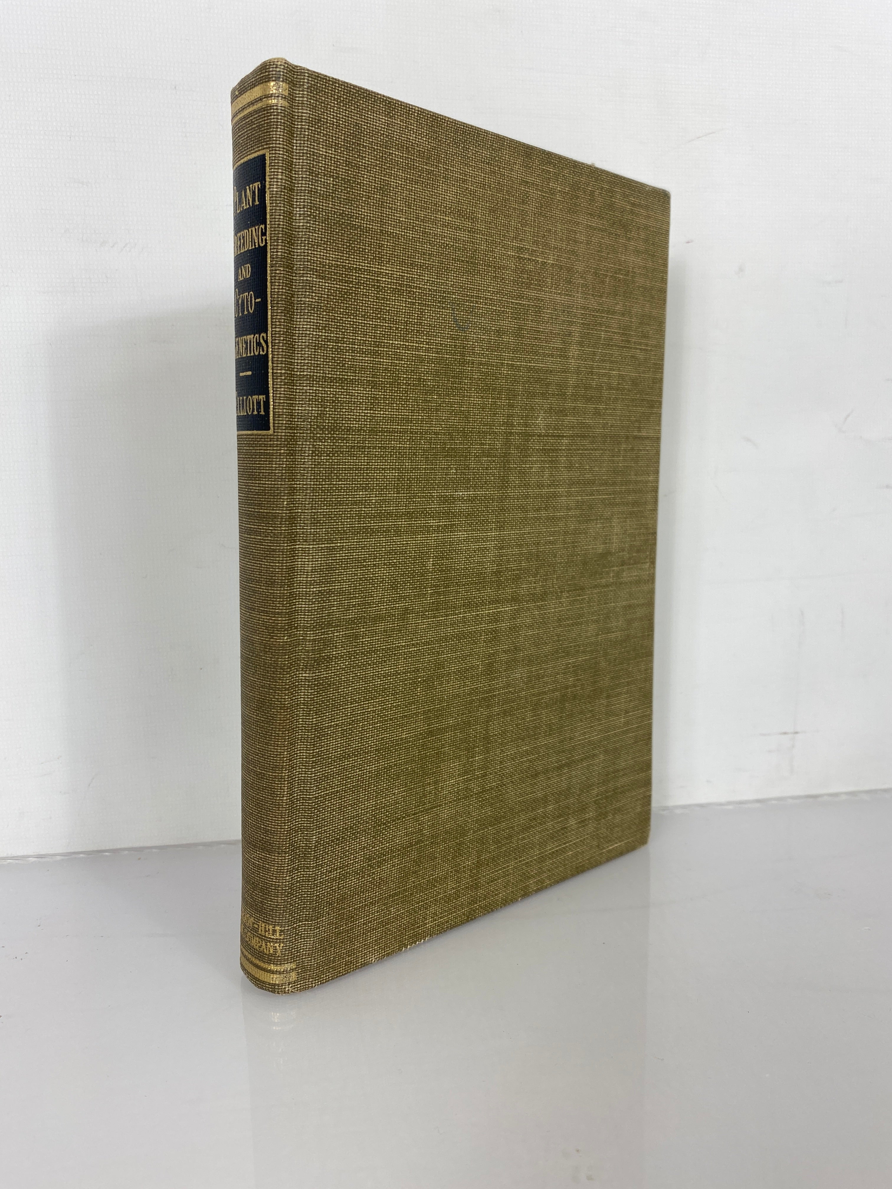 Plant Breeding and Cytogenetics by Fred Elliott 1958 McGraw-Hill HC