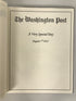 The Washington Post Birthday Edition August 7 Front Pages HC