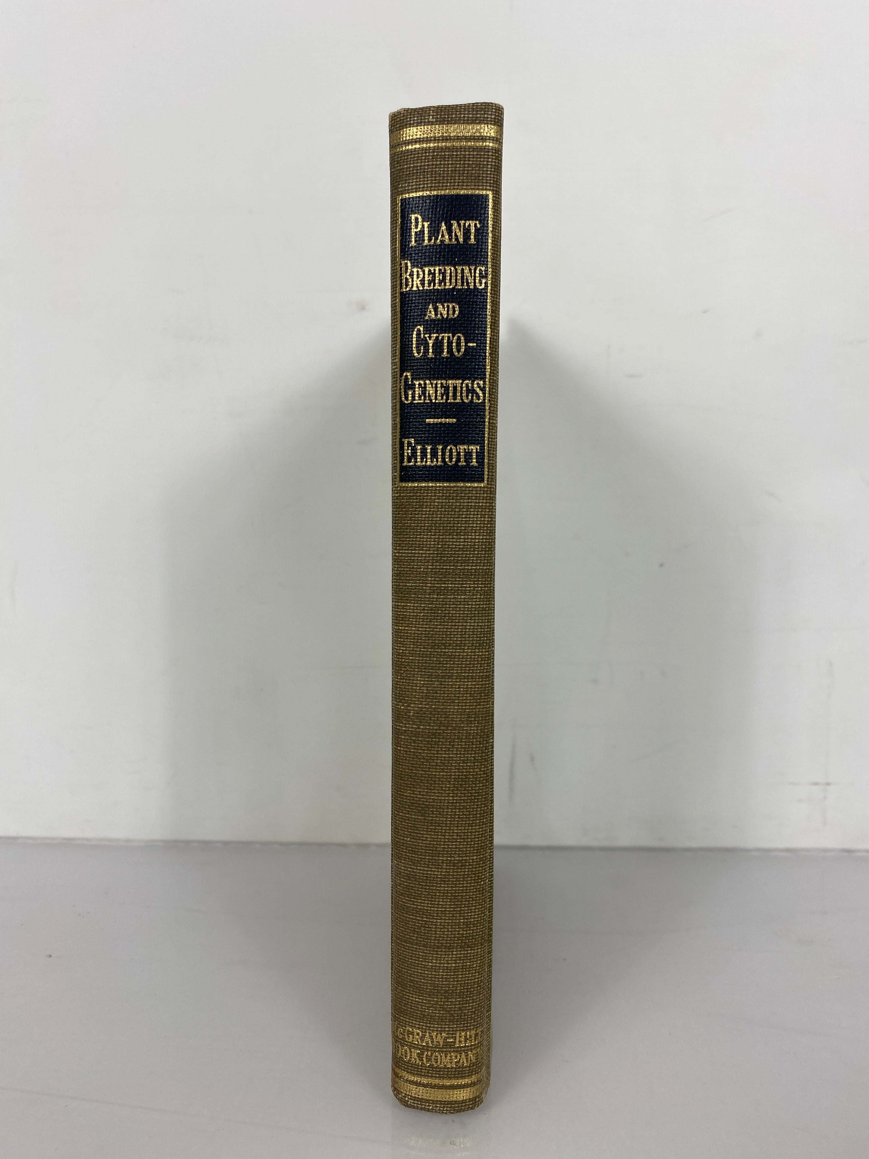 Plant Breeding and Cytogenetics by Fred Elliott 1958 McGraw-Hill HC