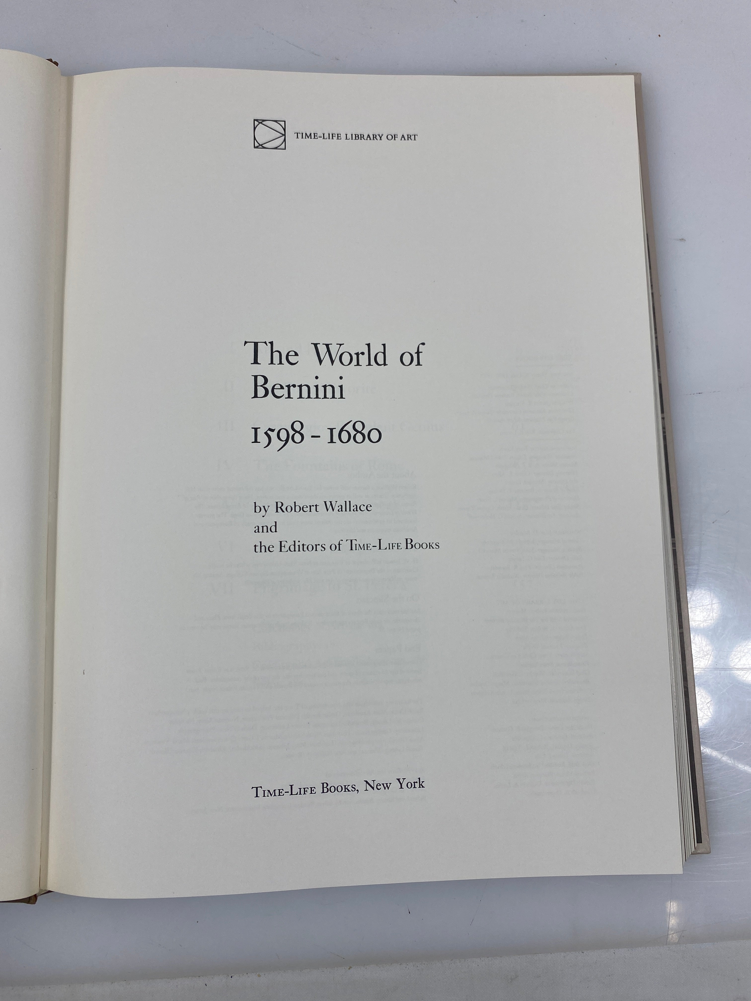 The World of Bernini Time-Life Books 1973 HC Slipcase