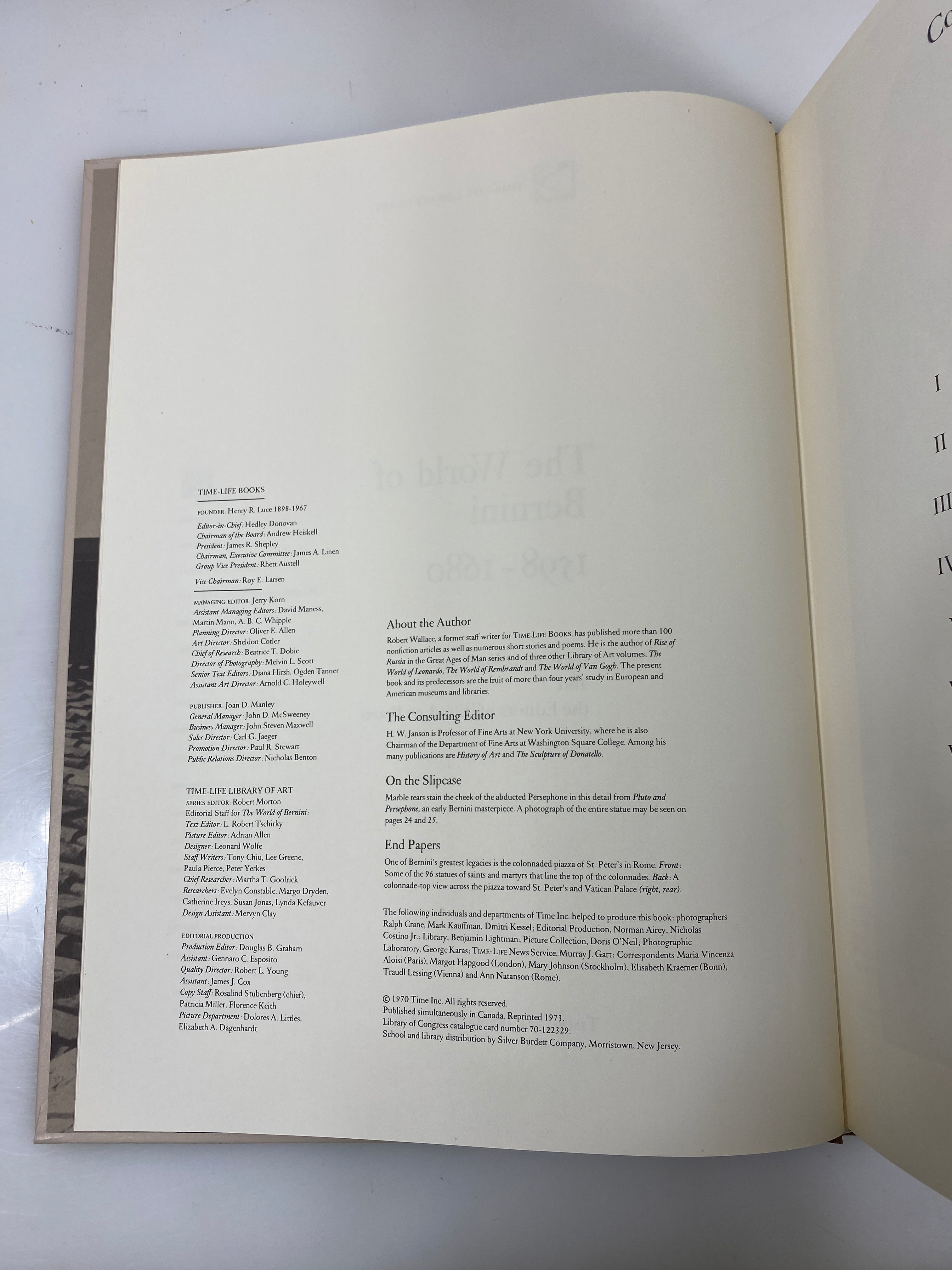 The World of Bernini Time-Life Books 1973 HC Slipcase