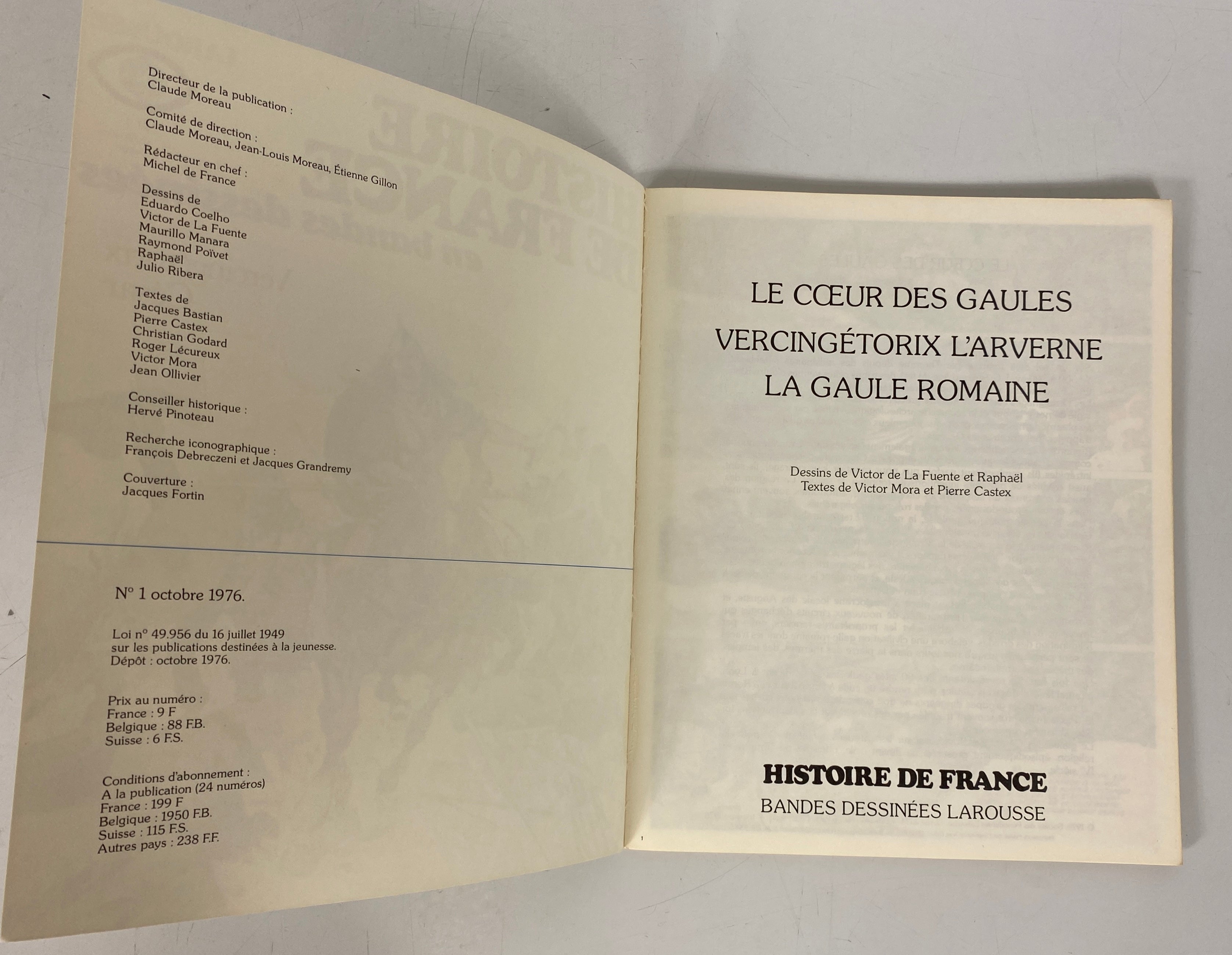 Histoire De France en Bandes Dessinees Vol. 1-10 Larousse