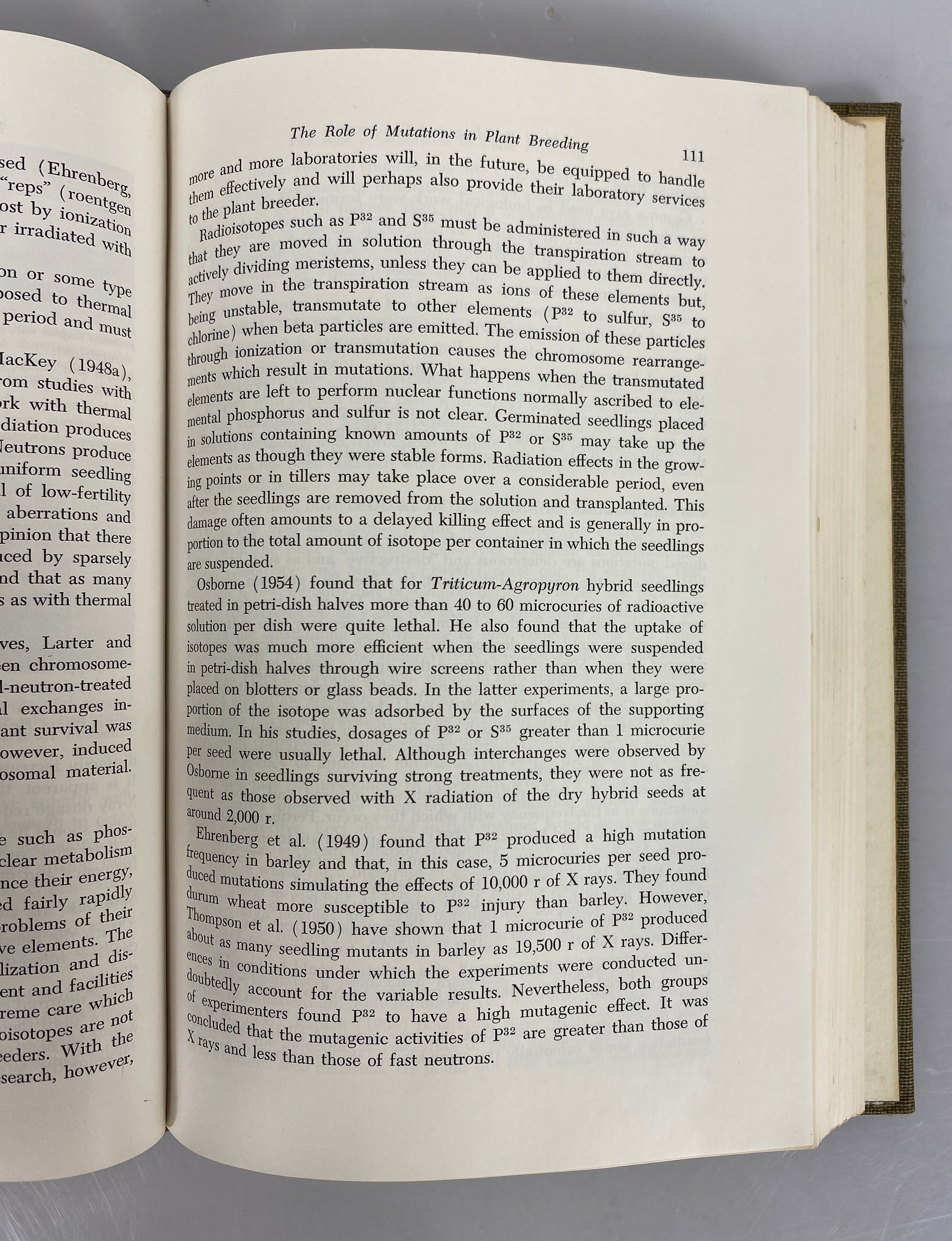 Plant Breeding and Cytogenetics by Fred Elliott 1958 McGraw-Hill HC