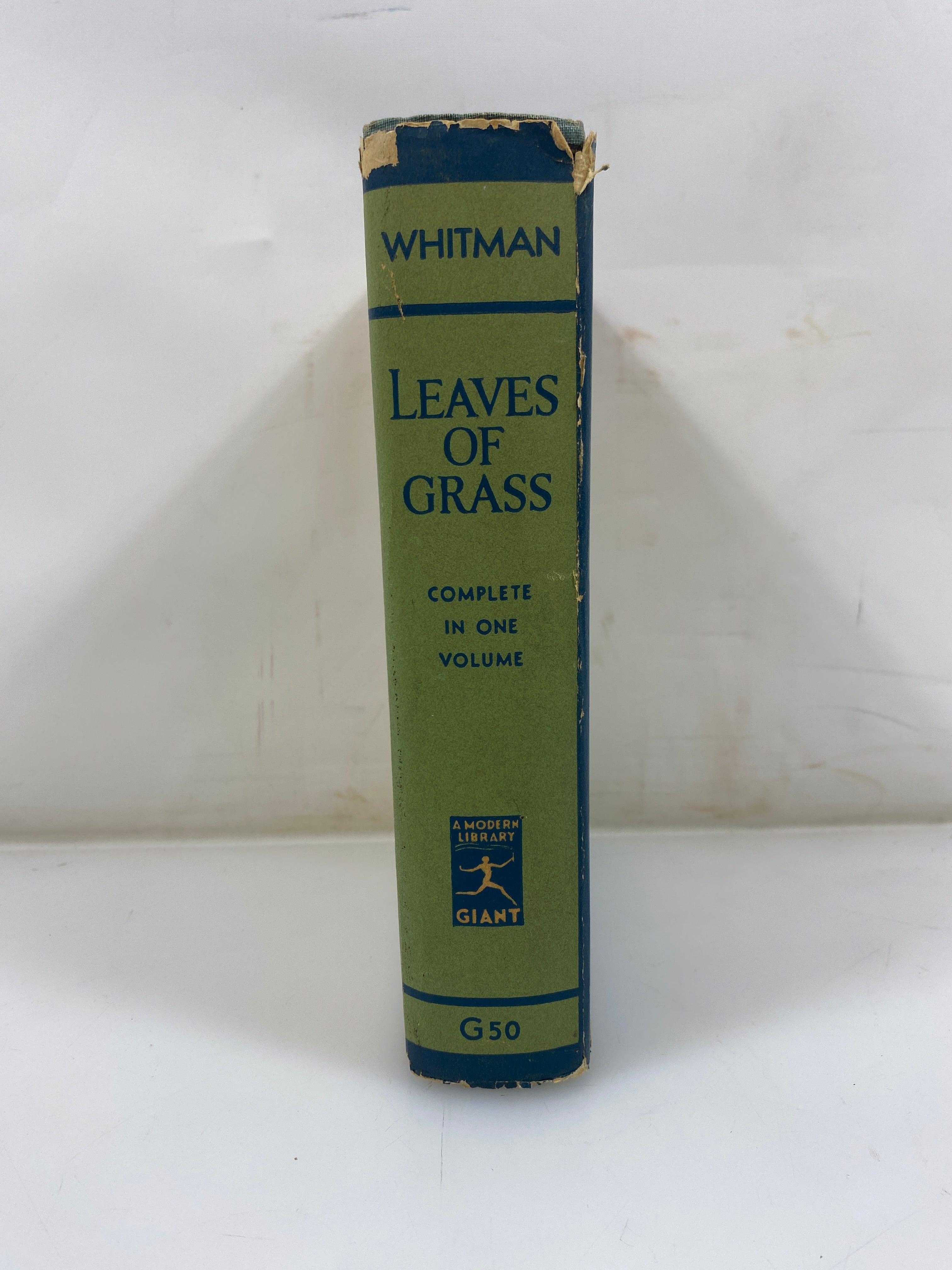 Leaves of Grass by Walt Whitman Modern Library HCDJ