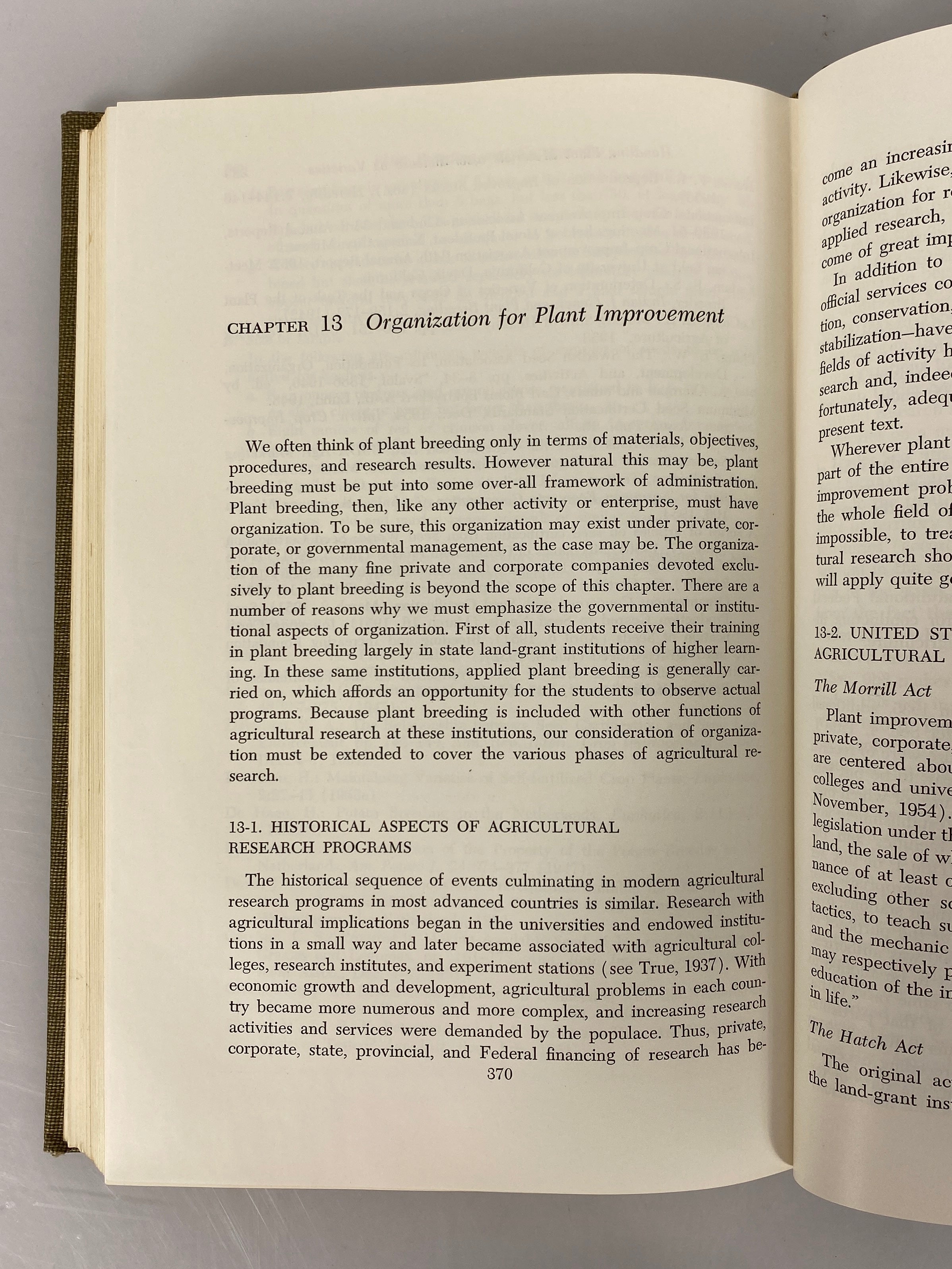 Plant Breeding and Cytogenetics by Fred Elliott 1958 McGraw-Hill HC