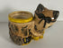 Vintage Racoon Masked Bandit Ceramic Planter With Insert