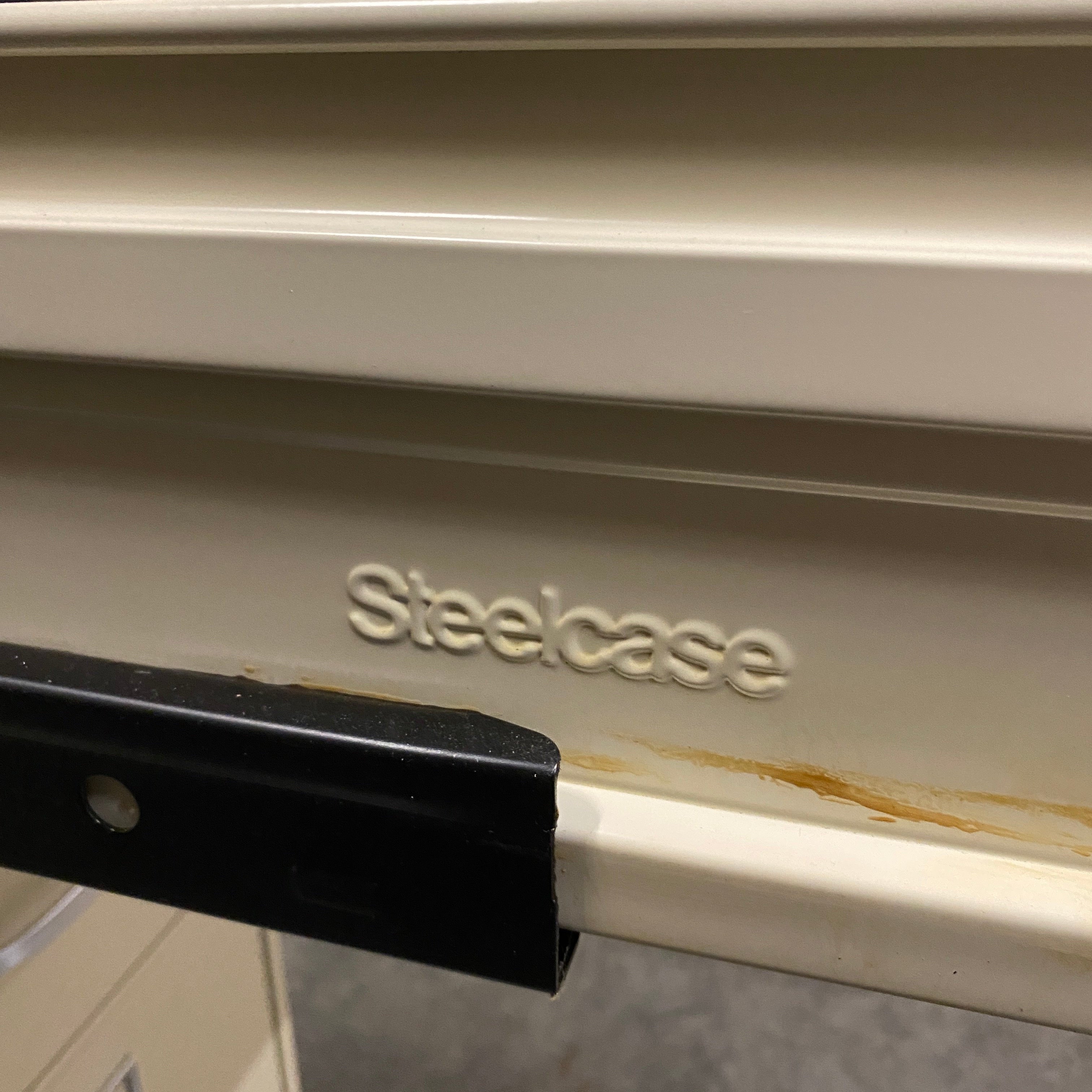 Steelcase Beige 4 Drawer File Cabinet