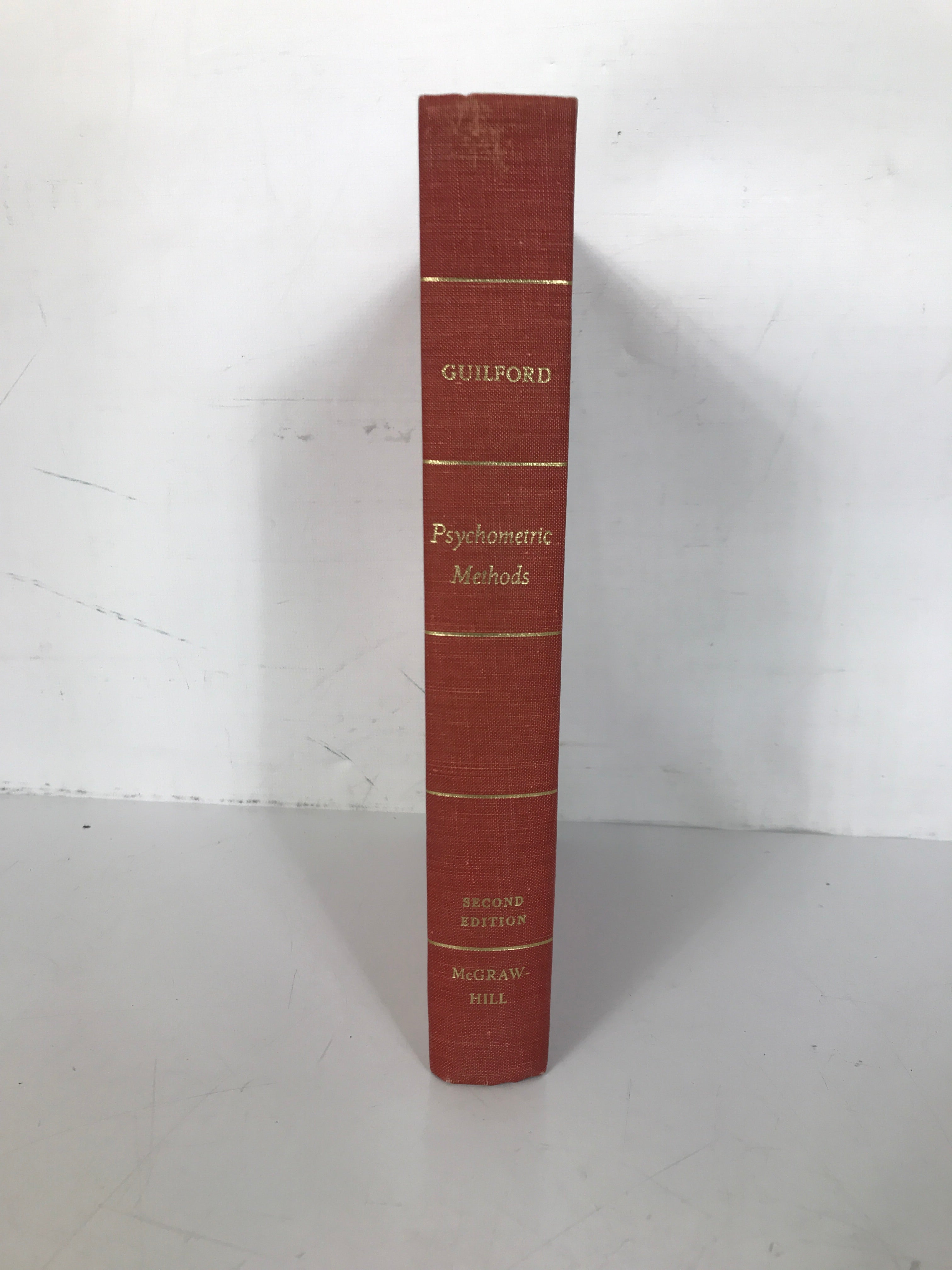 Psychometric Methods J.P. Guilford 1954 Vintage HC