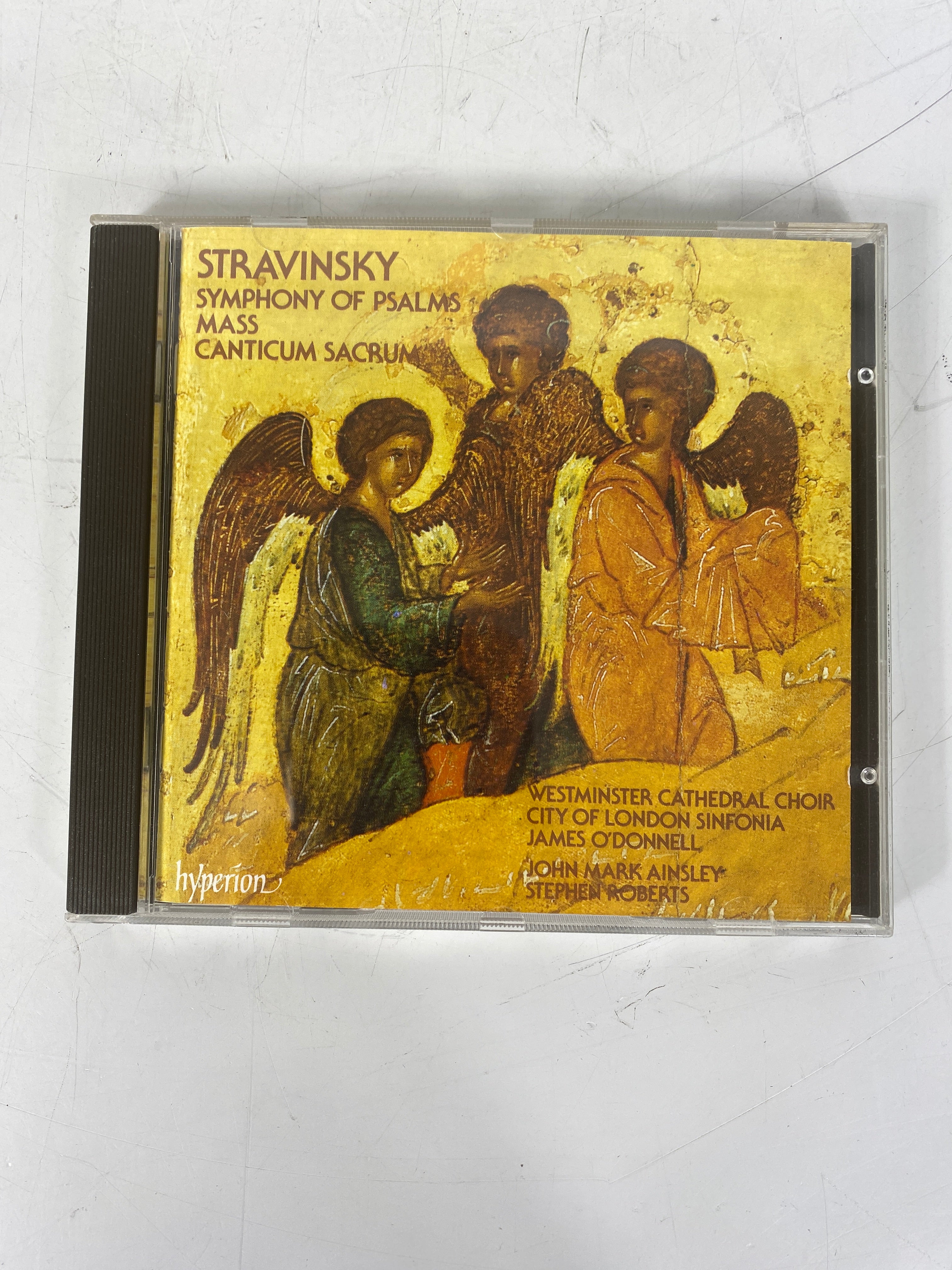 Stravinsky Symphony of Psalms Mass Canticum Sacrum by Westminster Cathedral Choir CD