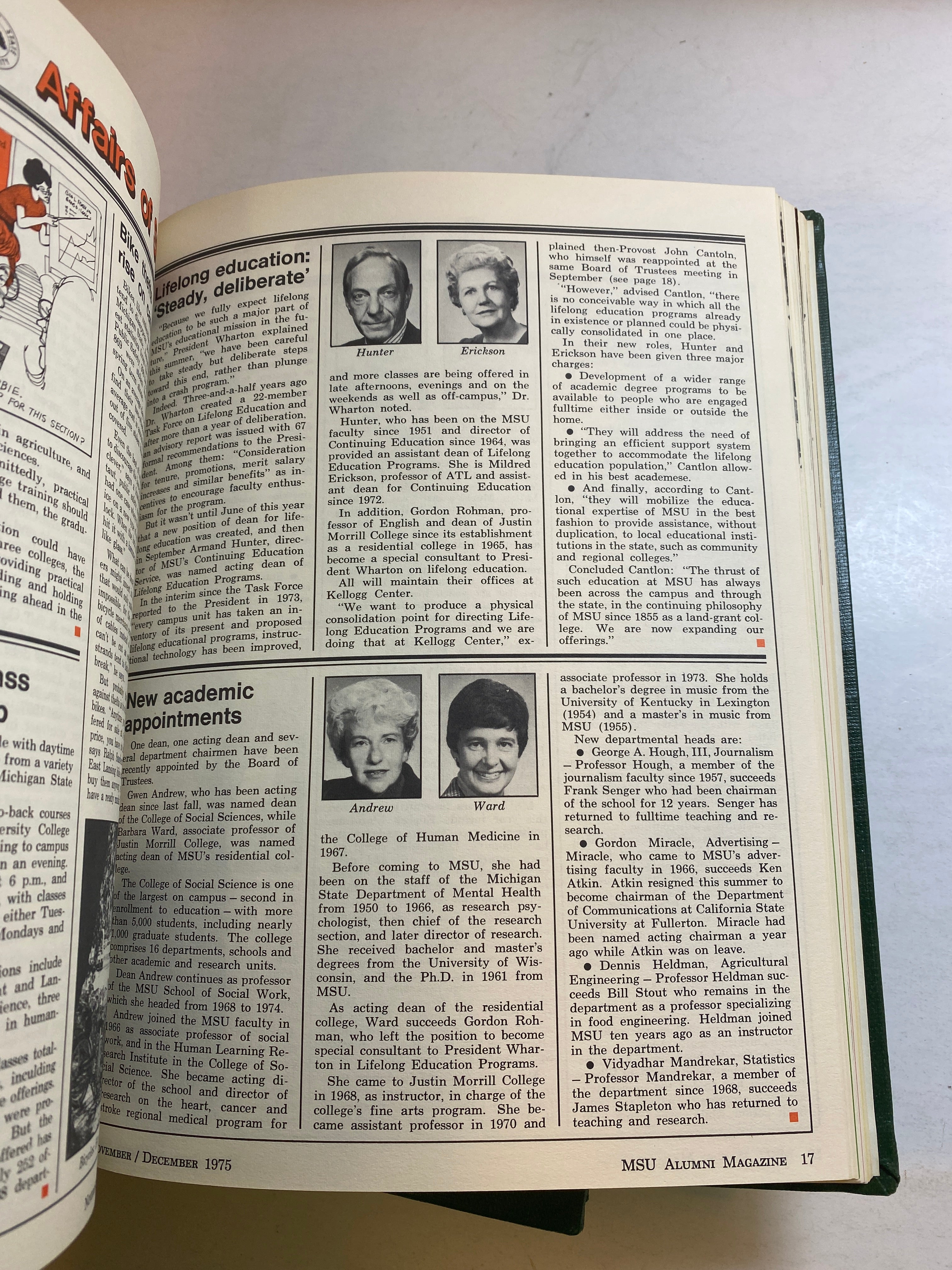 MSU Alumni Magazine Library Bound 1975-1977
