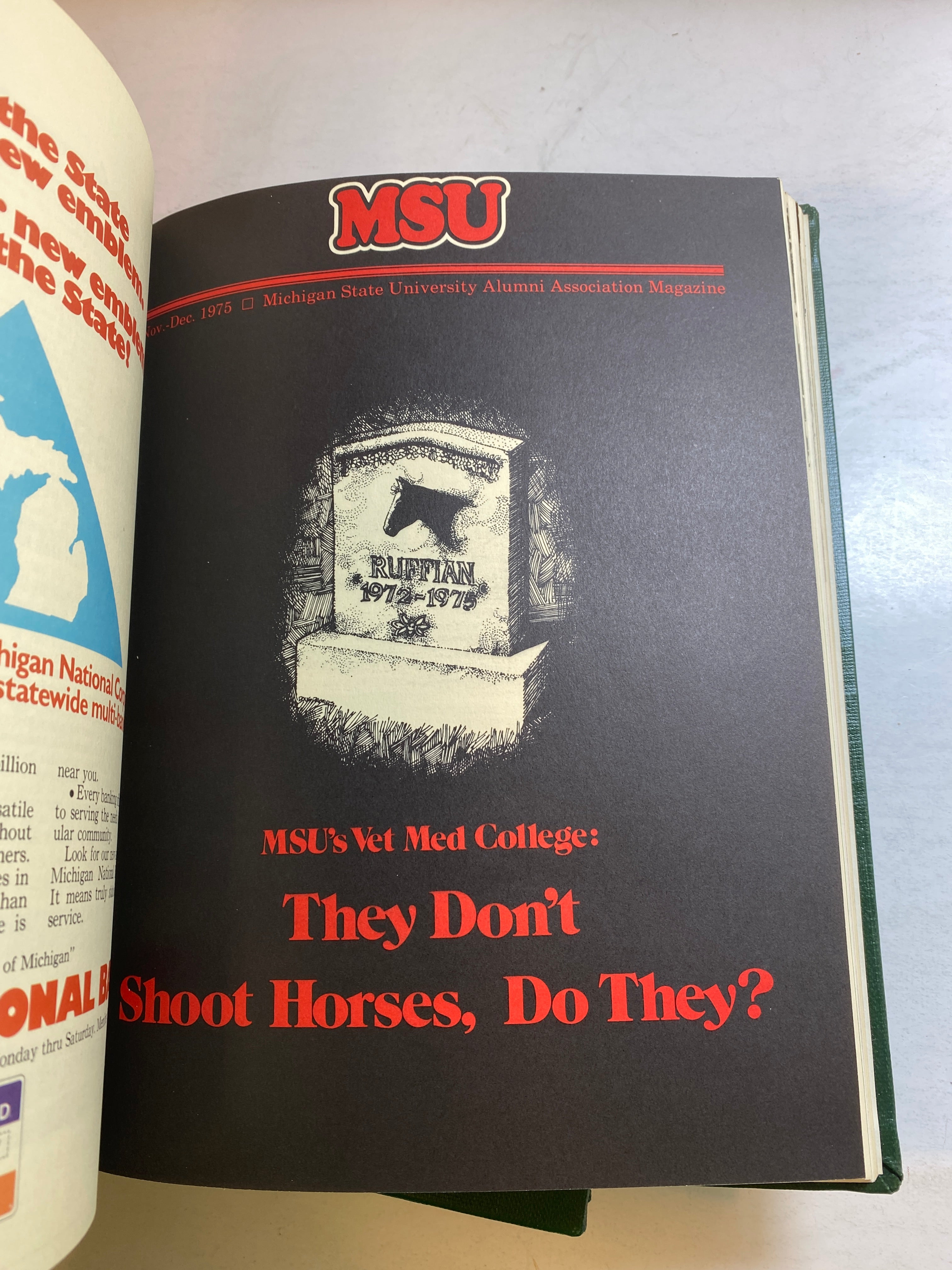 MSU Alumni Magazine Library Bound 1975-1977