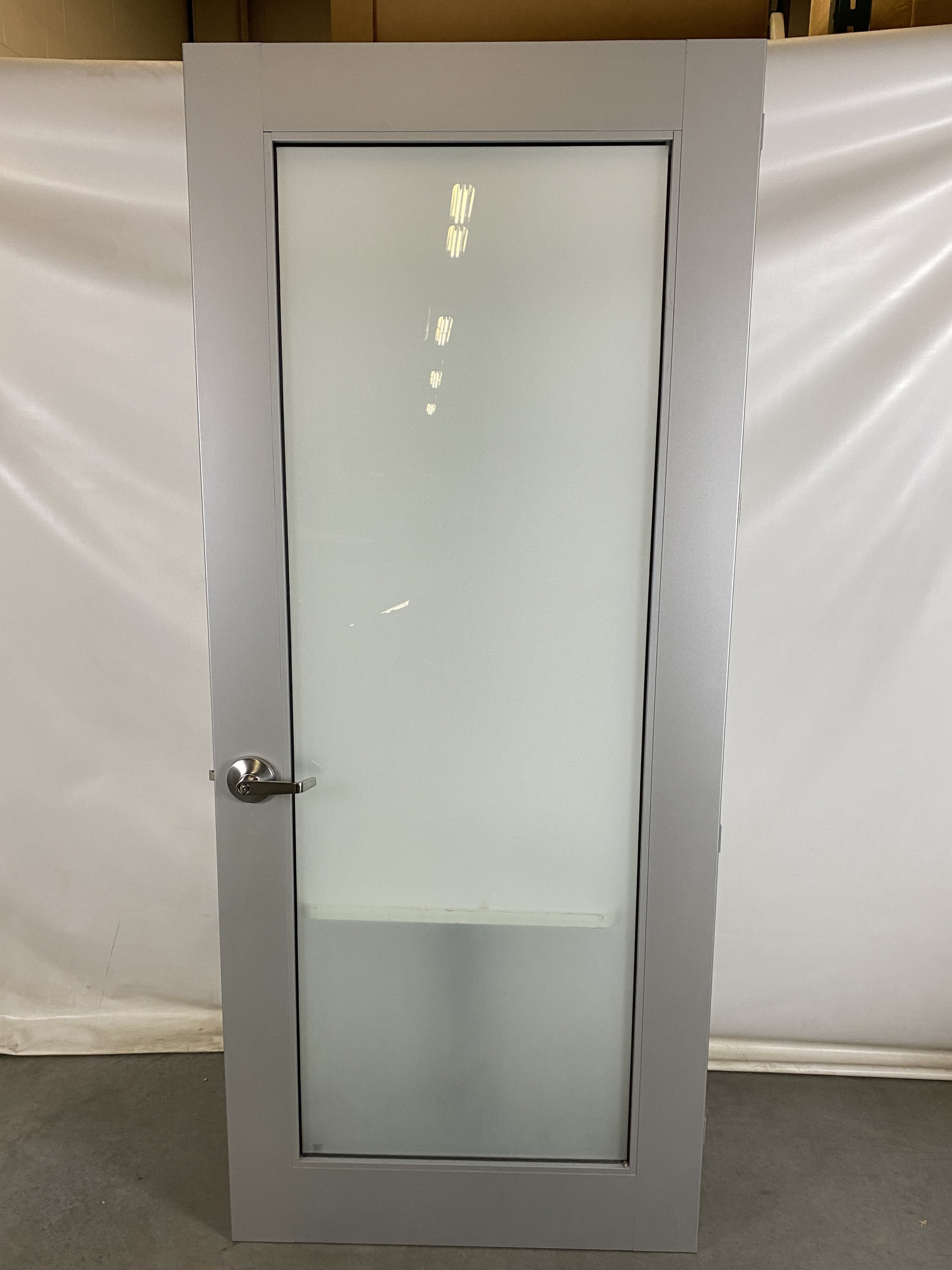 Interior Metal Door w/ Full Frosted Window