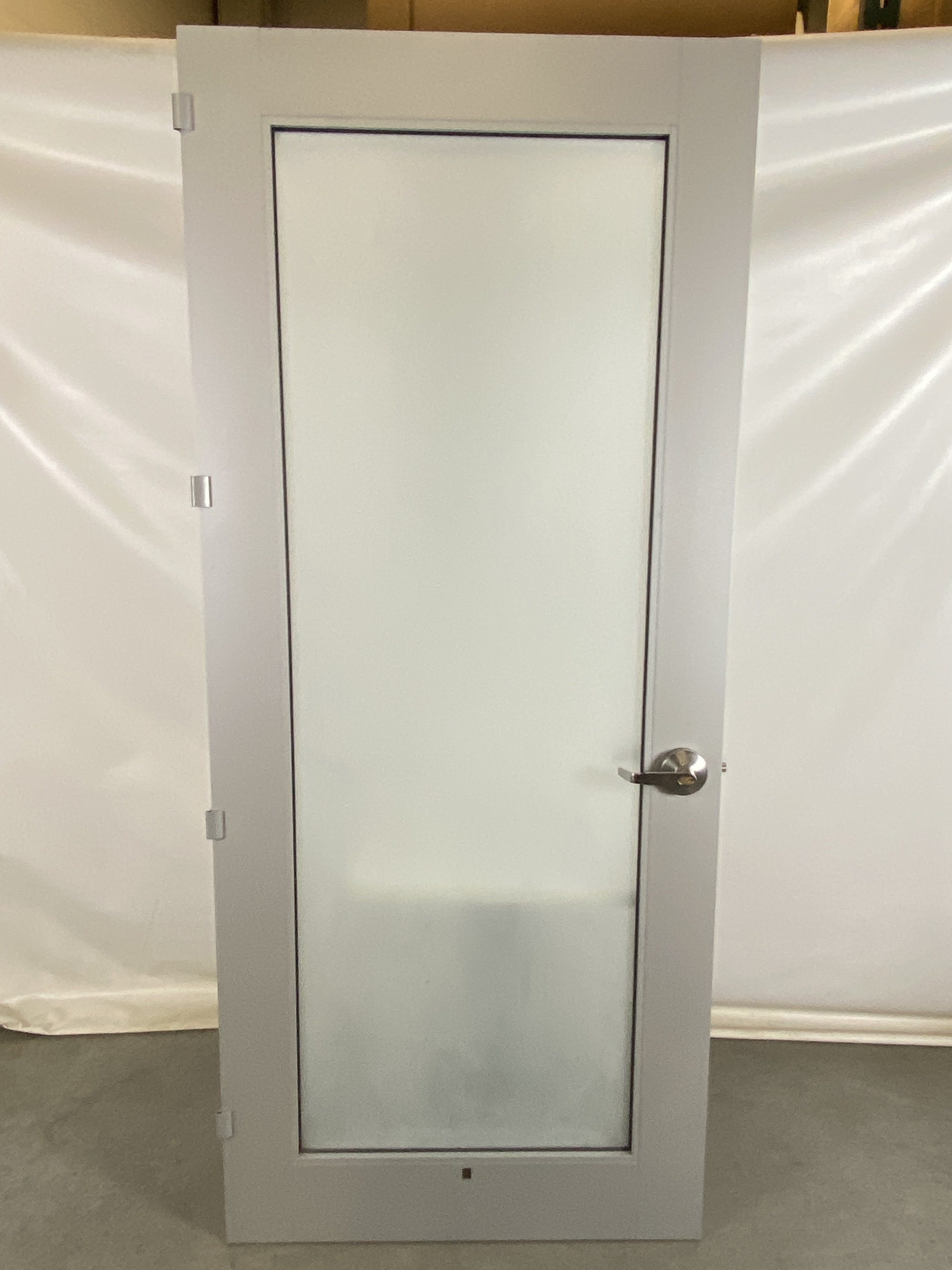 Interior Metal Door w/ Full Frosted Window