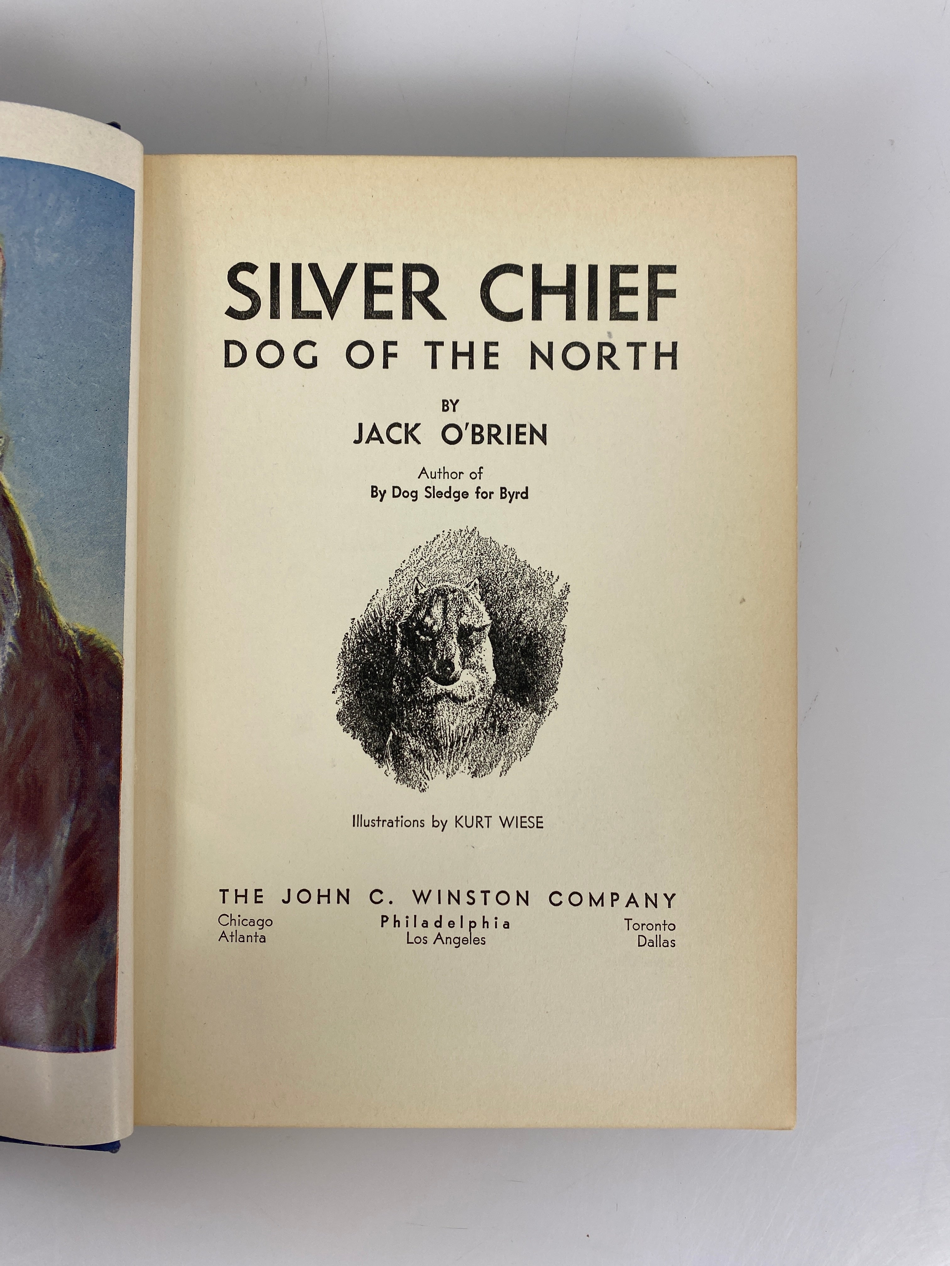 Silver Chief Dog of the North Jack O'Brien 1933 HC