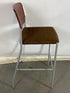 National Brown Bar Stool w/ Square Back