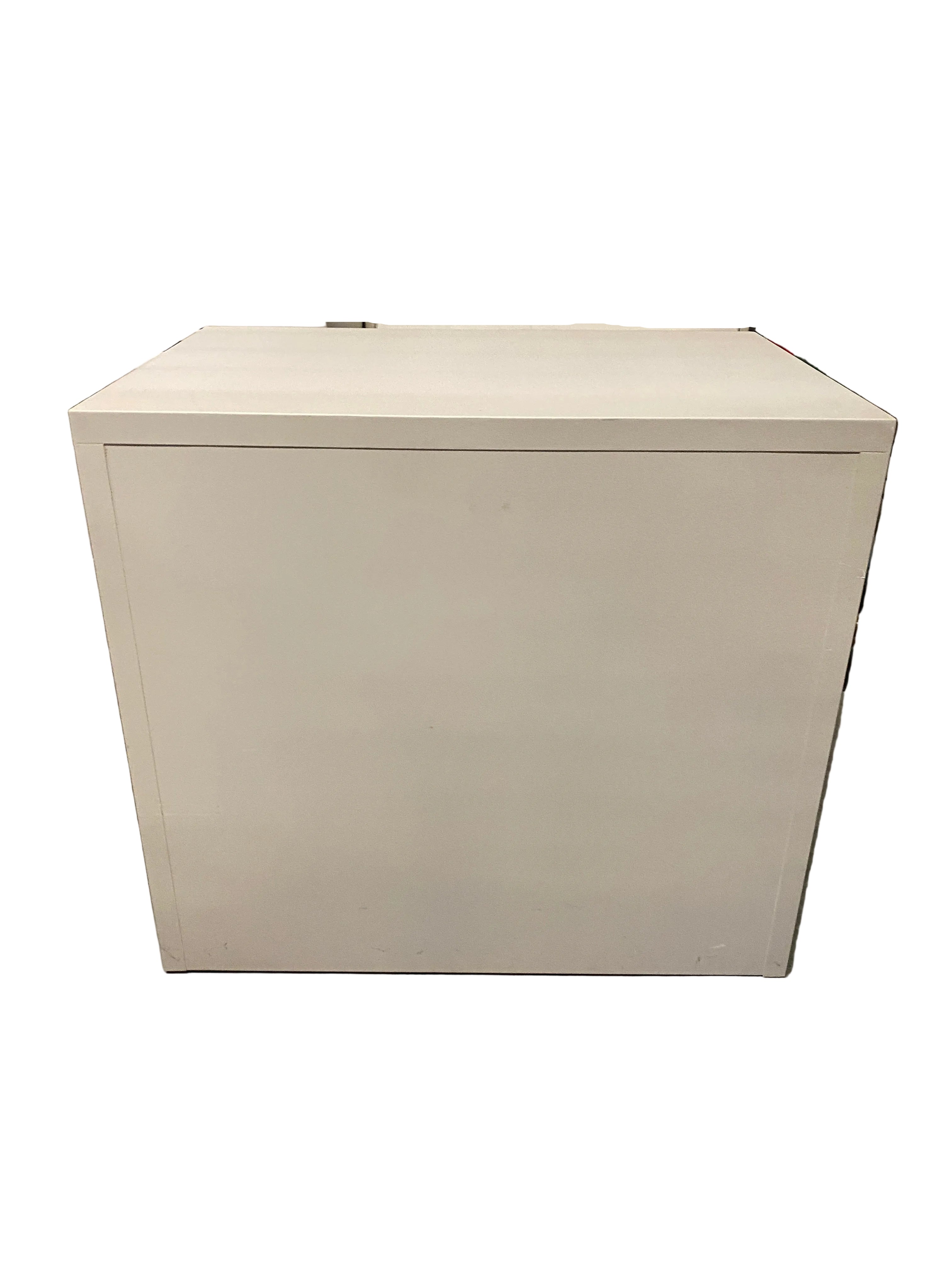 Teknion Furniture Systems Grey 2 Drawer Lockable File Cabinet