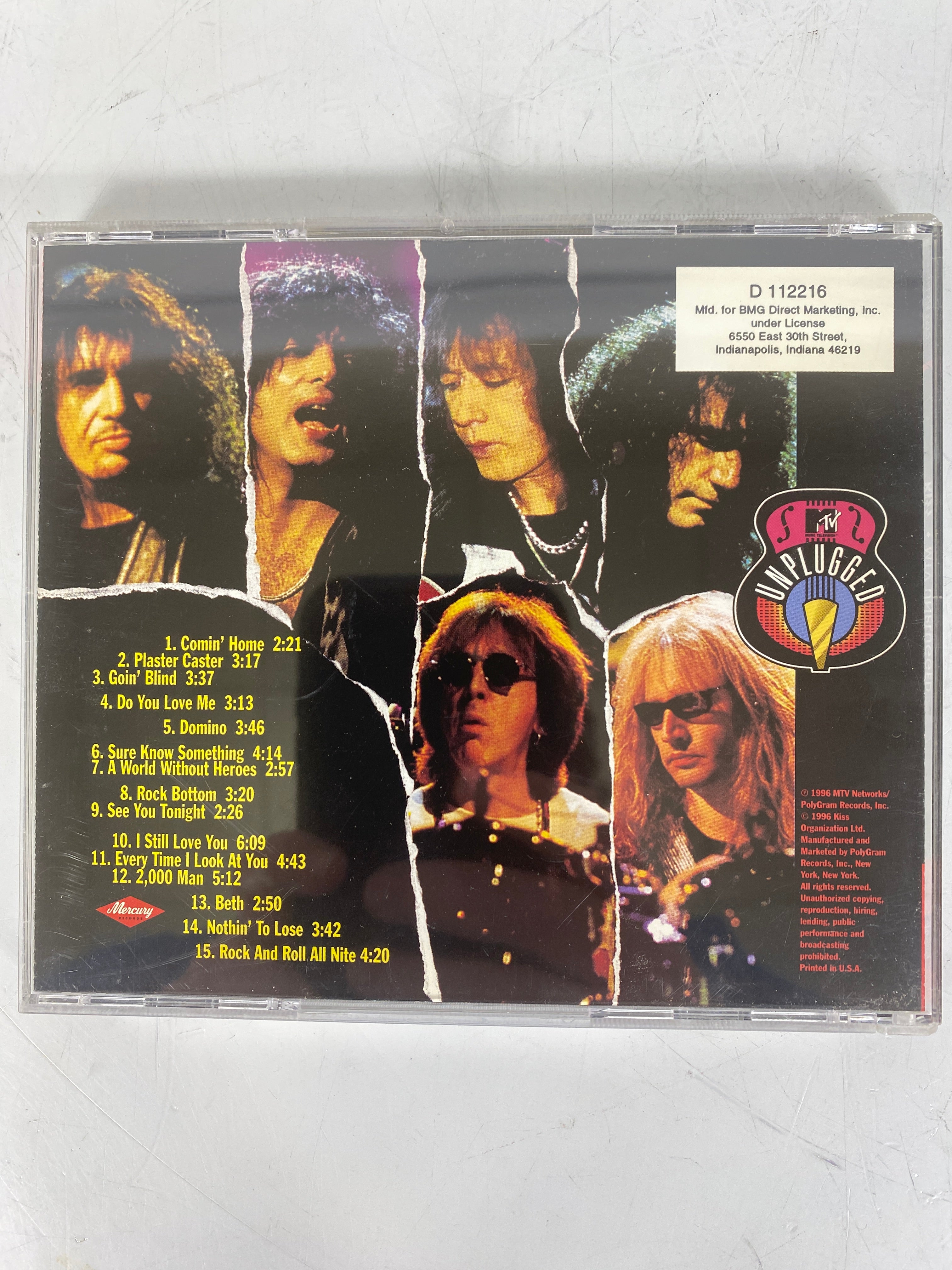 Kiss Unplugged CD