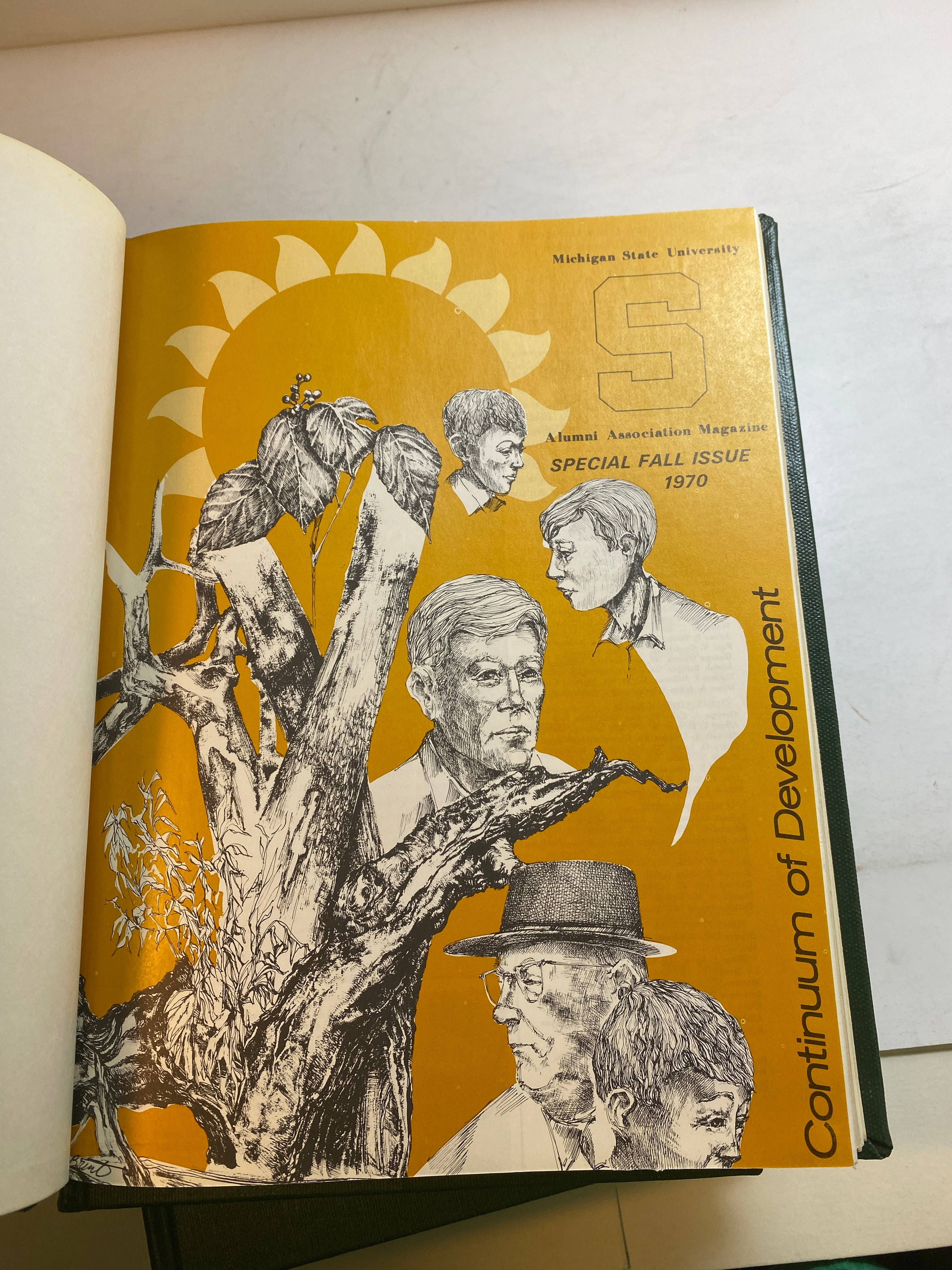 MSU Alumni Magazine Library Bound Complete Years 1970-1975