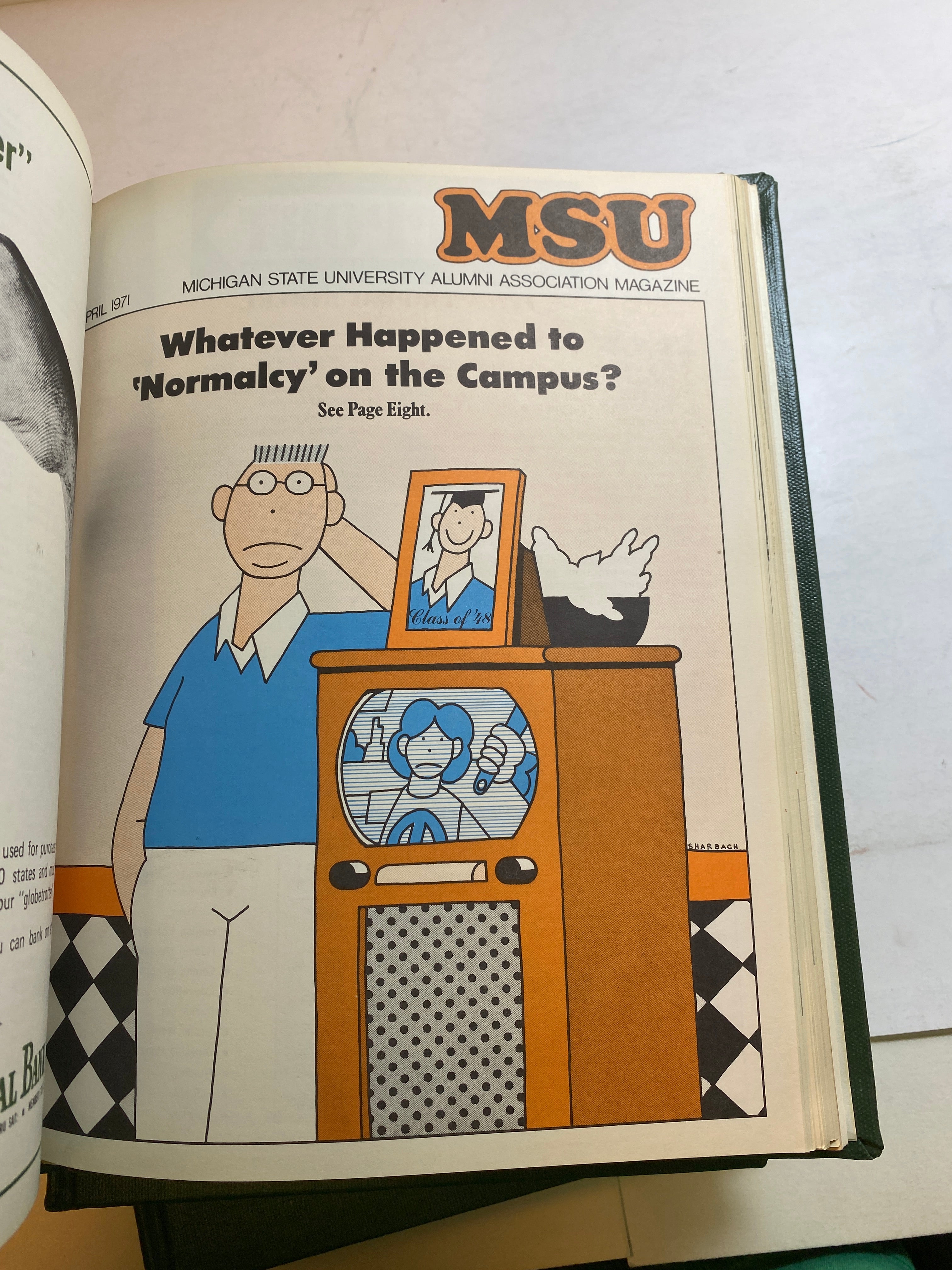 MSU Alumni Magazine Library Bound Complete Years 1970-1975