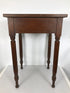 Antique 19th Century Cherry One Drawer Side Table