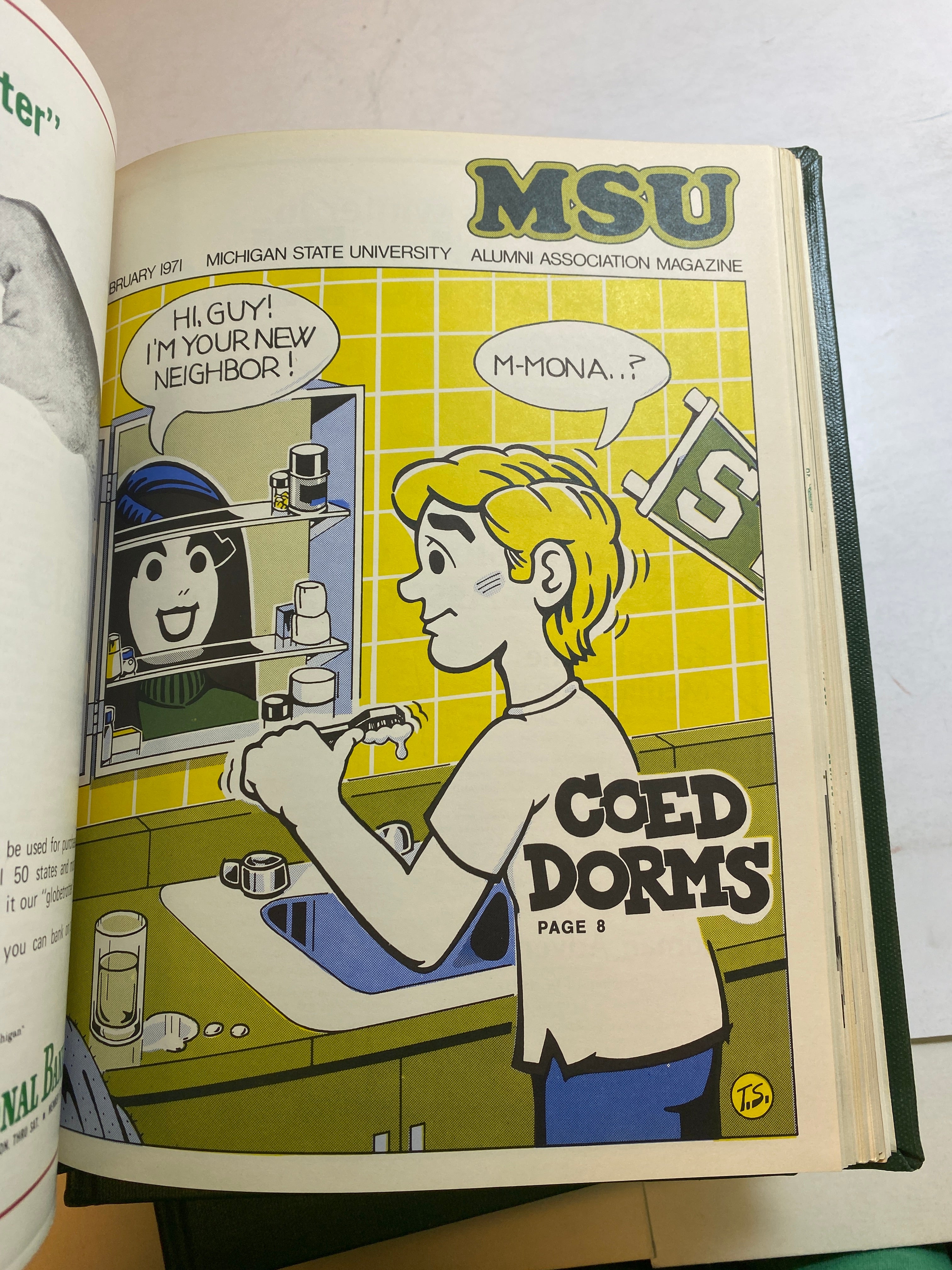 MSU Alumni Magazine Library Bound Complete Years 1970-1975