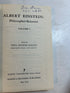Vol I-II Albert Einstein Philosopher Scientist by Paul Arthur Schilpp SC