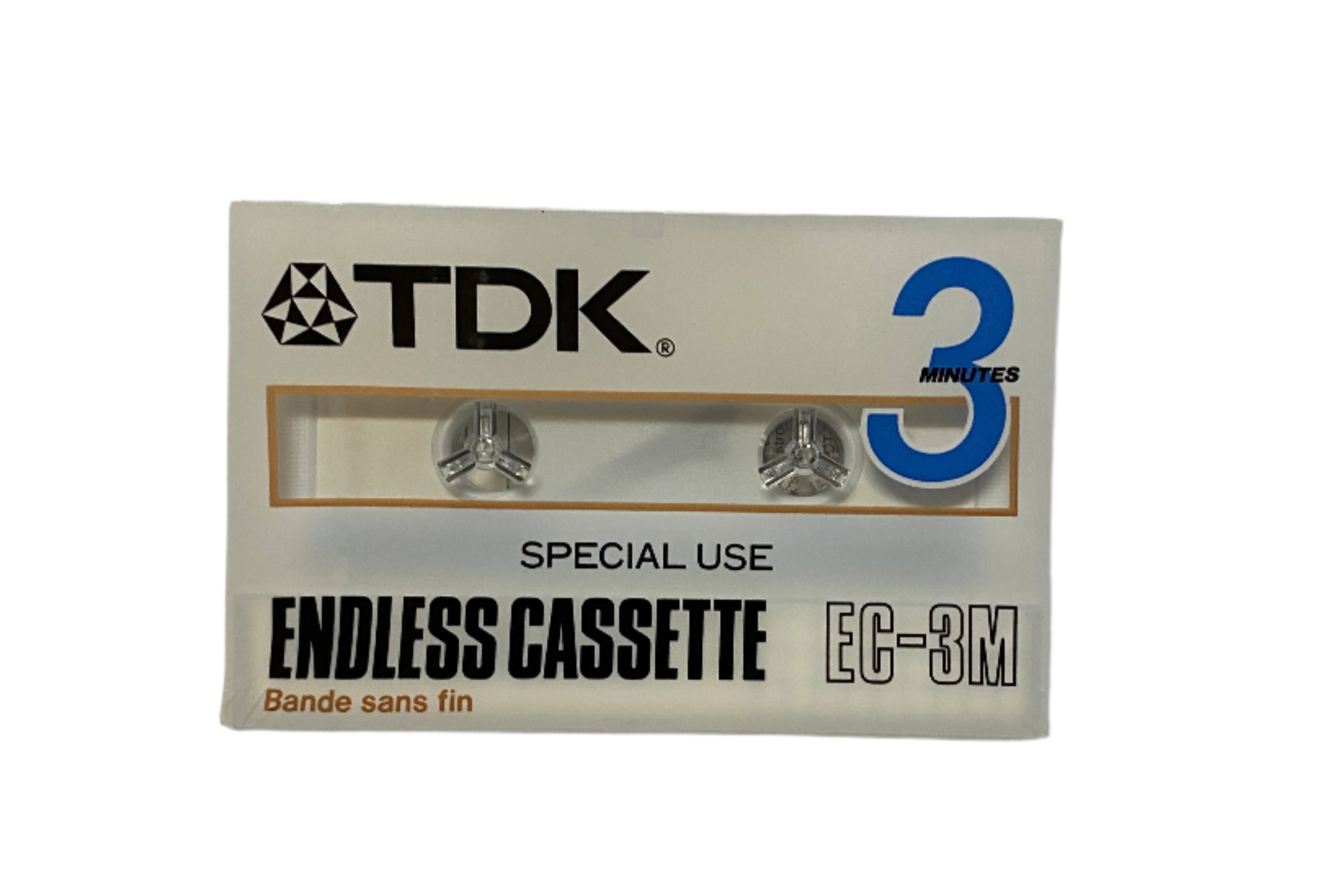 TDK 3 Minute Special Use Endless Cassette EC-3M