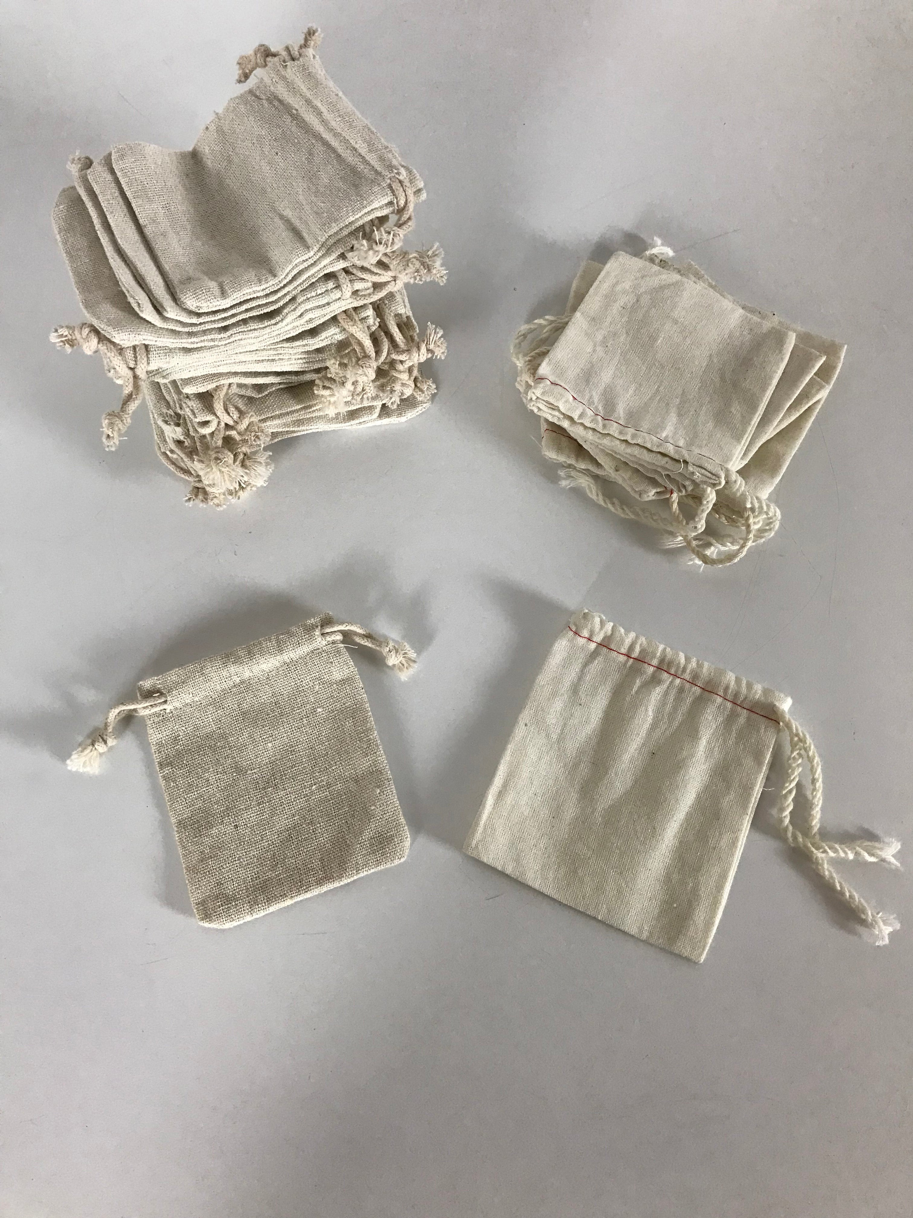 Lot of 29 Cloth Drawstring Jewelry Bags