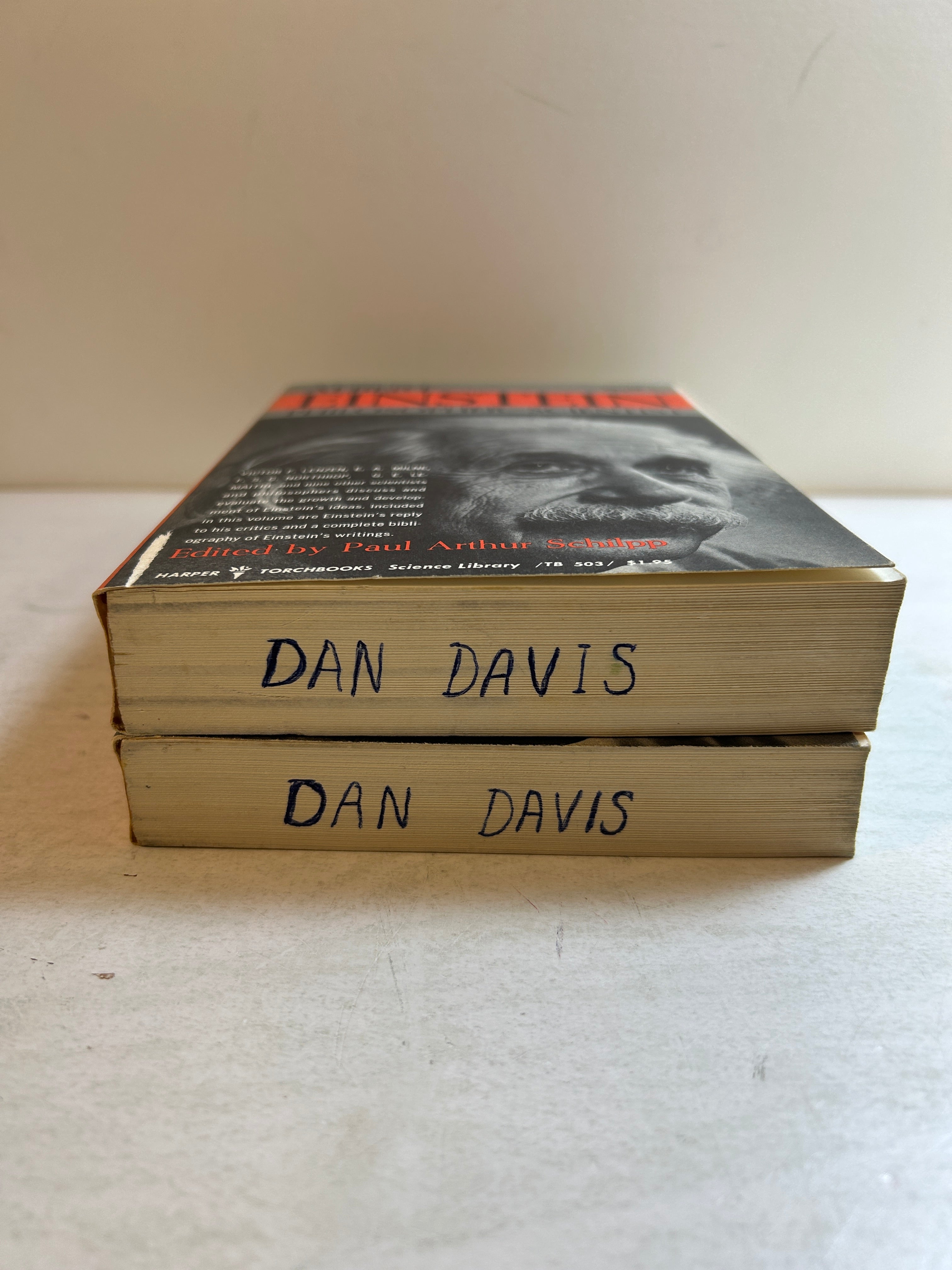 Vol I-II Albert Einstein Philosopher Scientist by Paul Arthur Schilpp SC