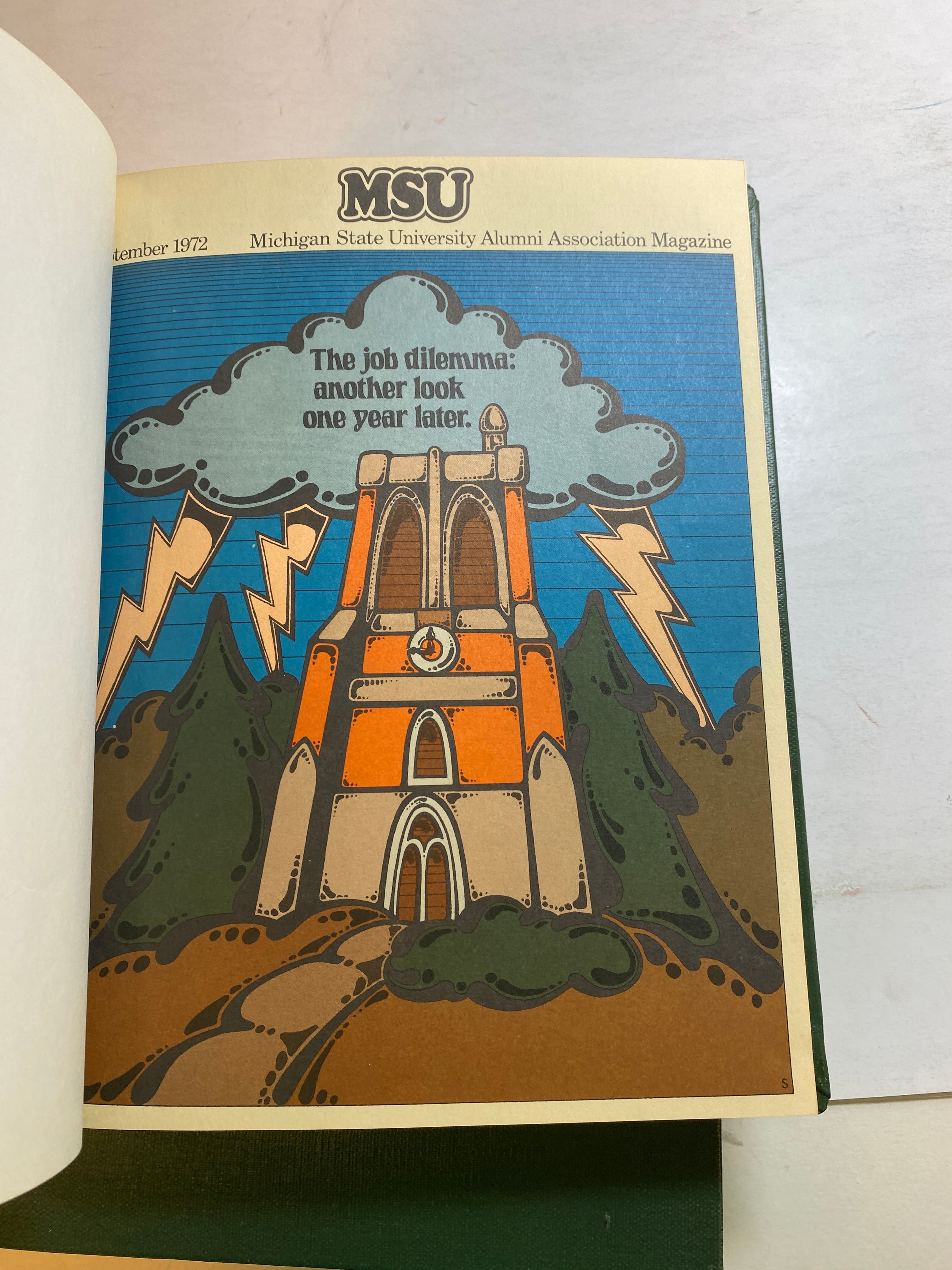 MSU Alumni Magazine Library Bound Complete Years 1970-1975