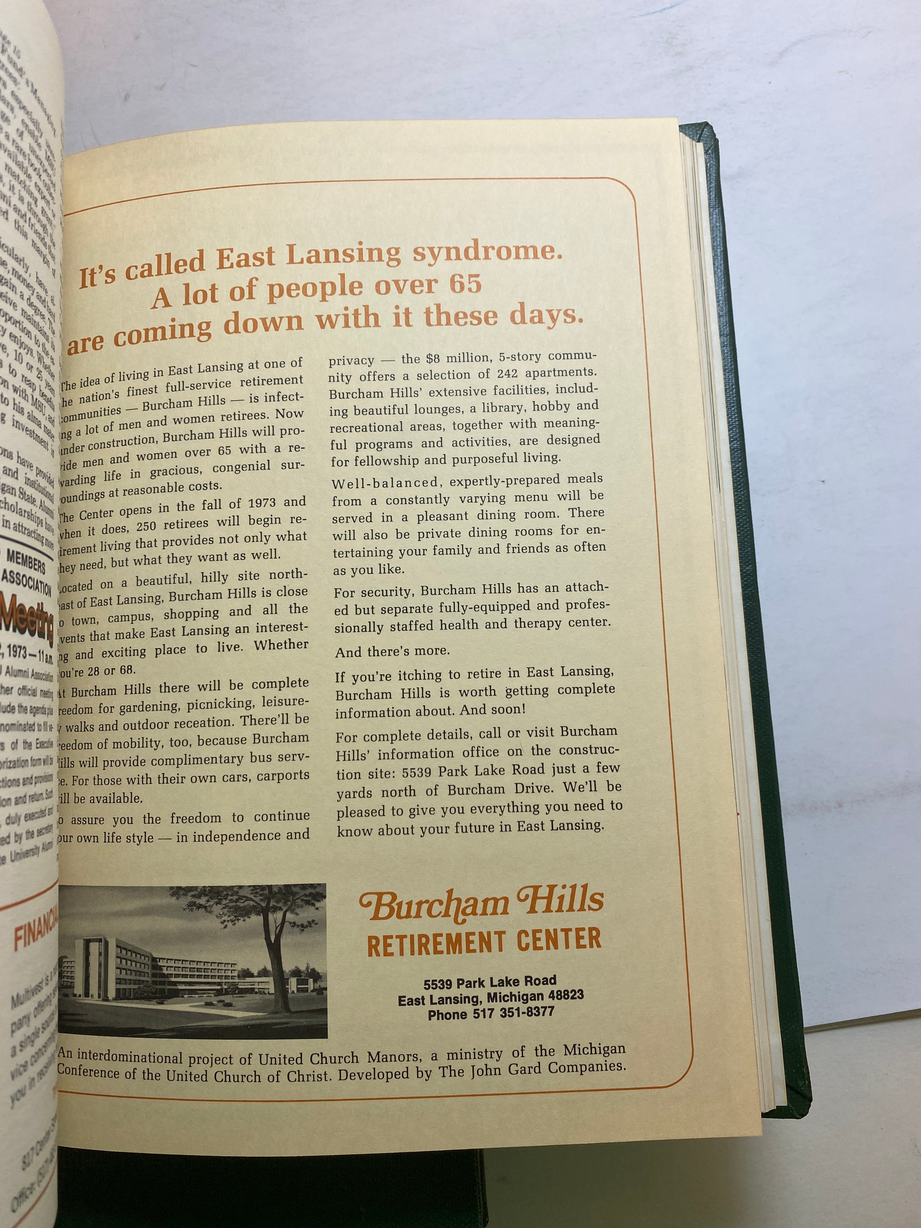 MSU Alumni Magazine Library Bound Complete Years 1970-1975