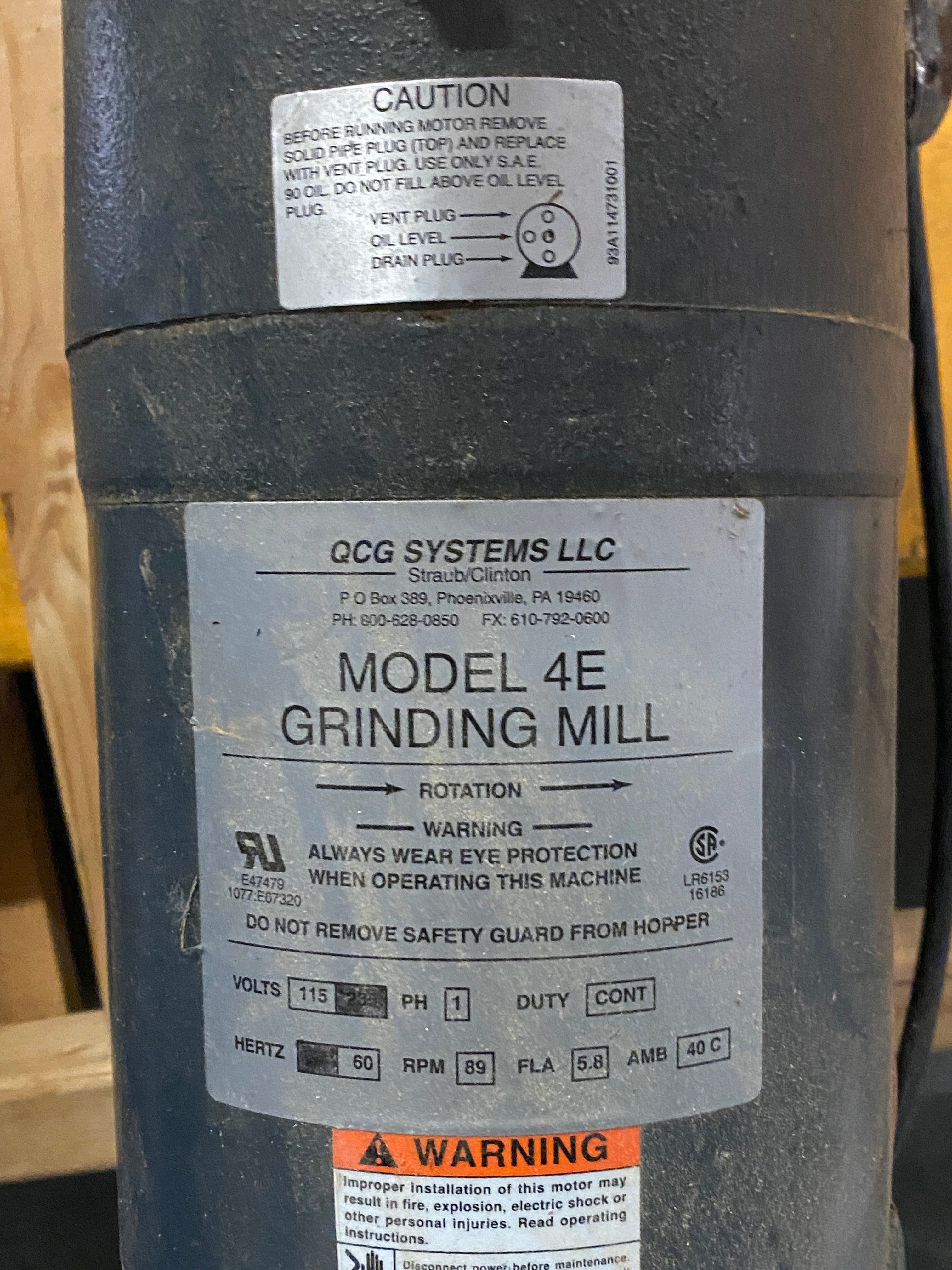 Model 4E Grinding Mill