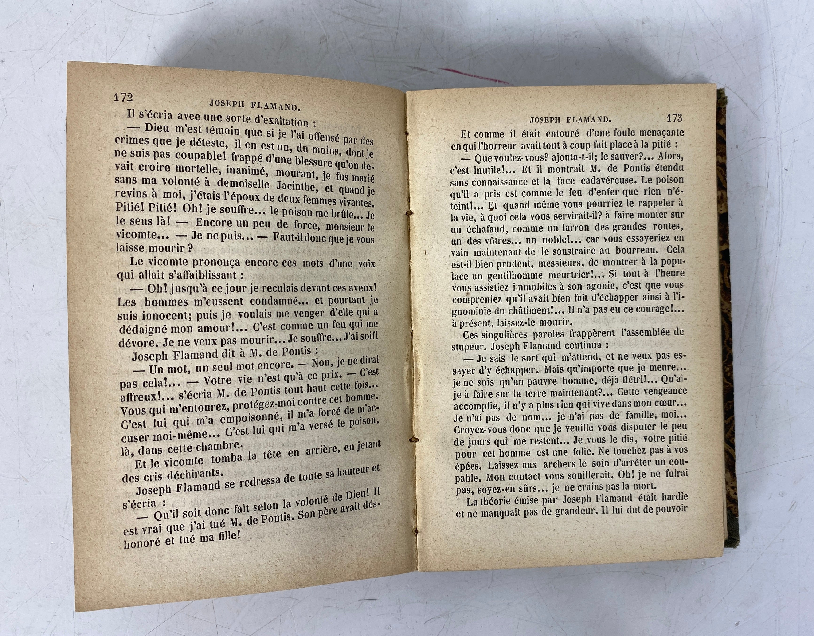 Joseph Flamand/Le Chien D/Alcibiade by Tenint (in French) 1847 Rare Antique HC