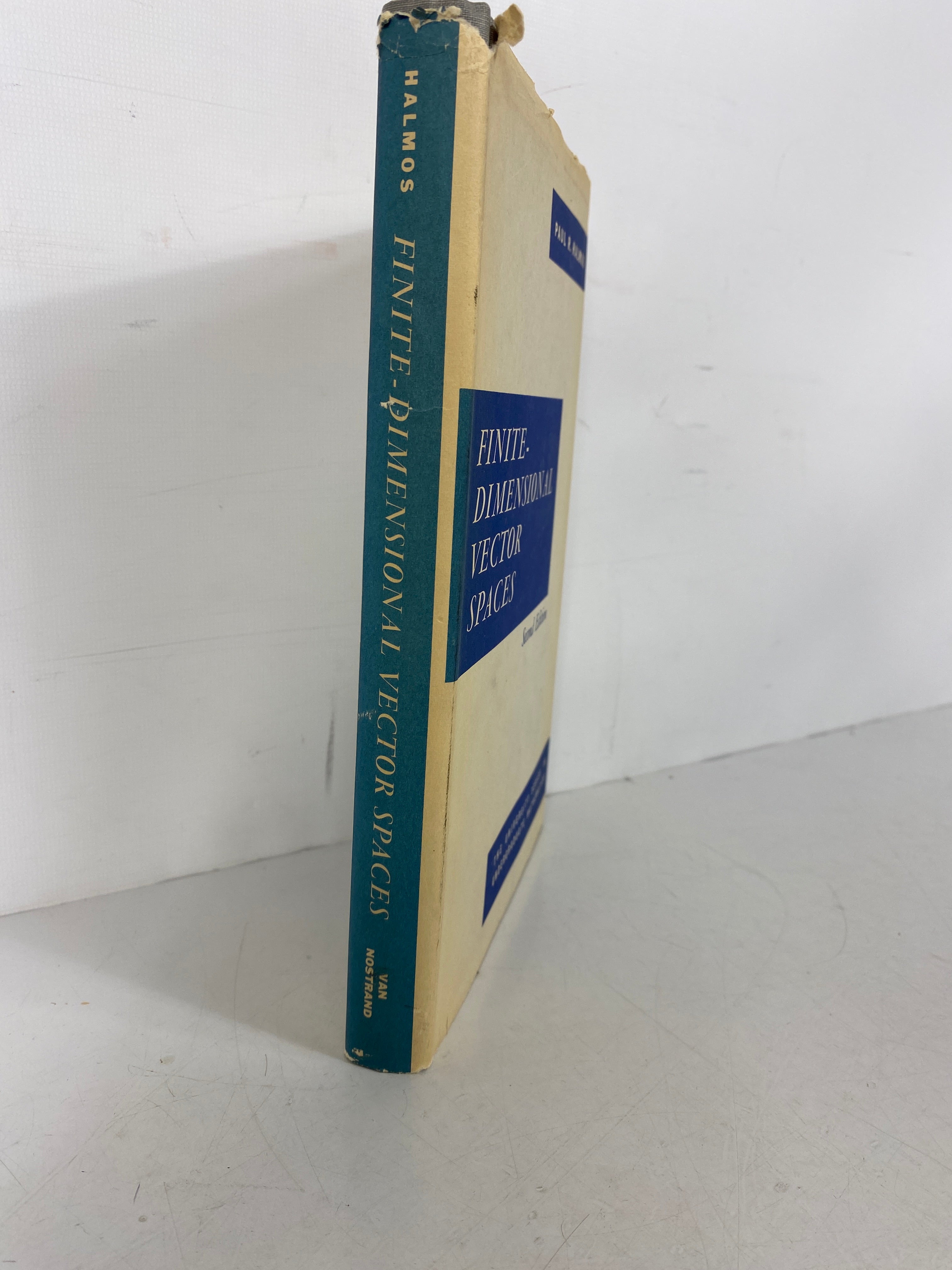 Finite-Dimensional Vector Spaces by Paul Halmos 1958 HC DJ