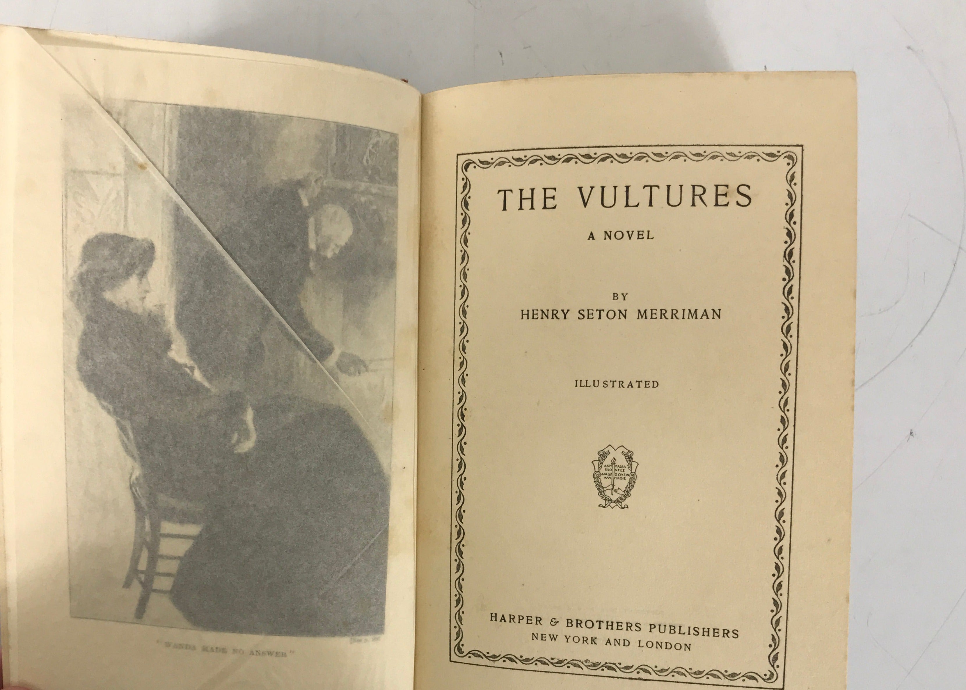 The Vultures by Henry Seton Merriman 1902 Antique HC Novel