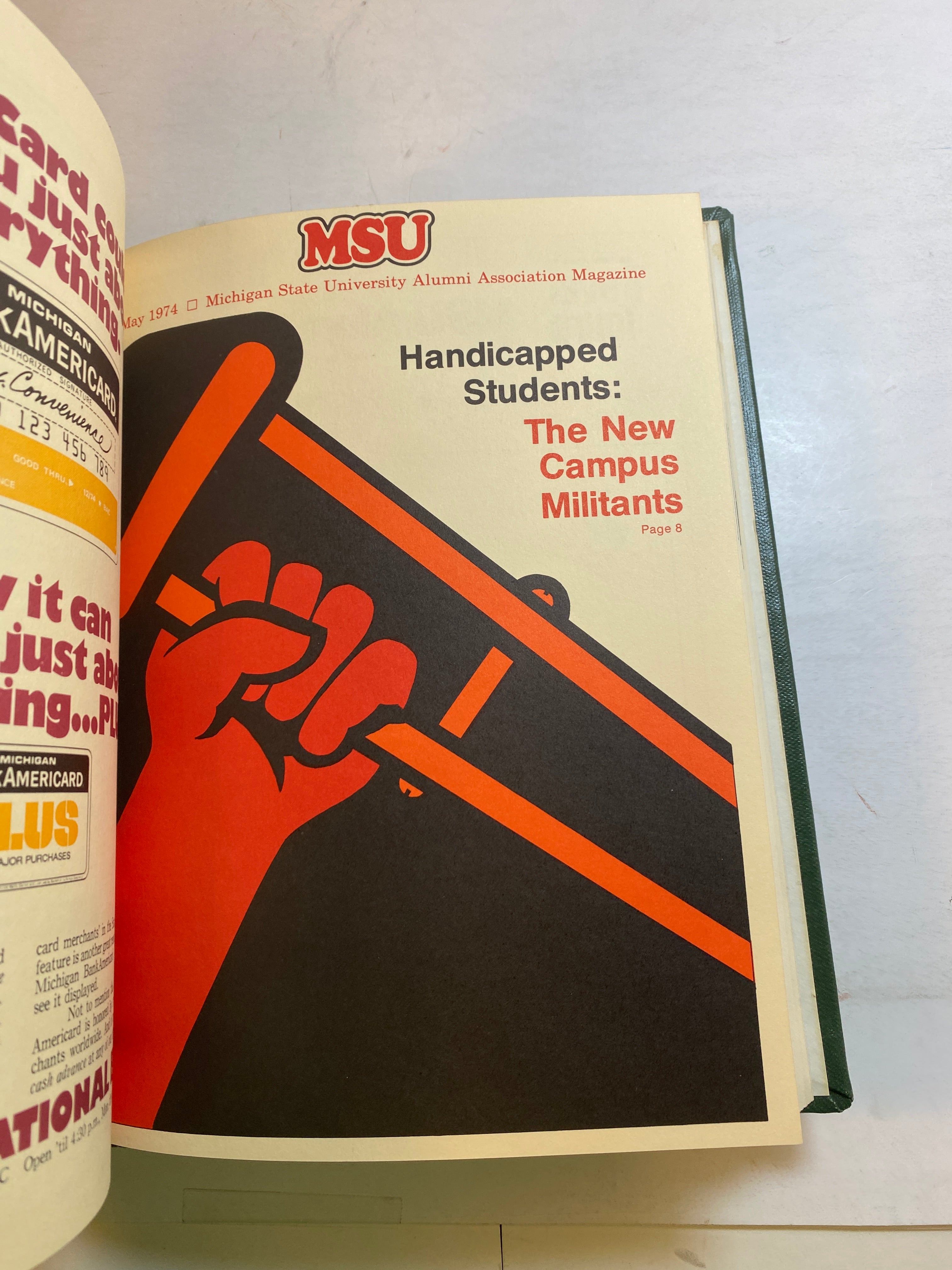 MSU Alumni Magazine Library Bound Complete Years 1970-1975
