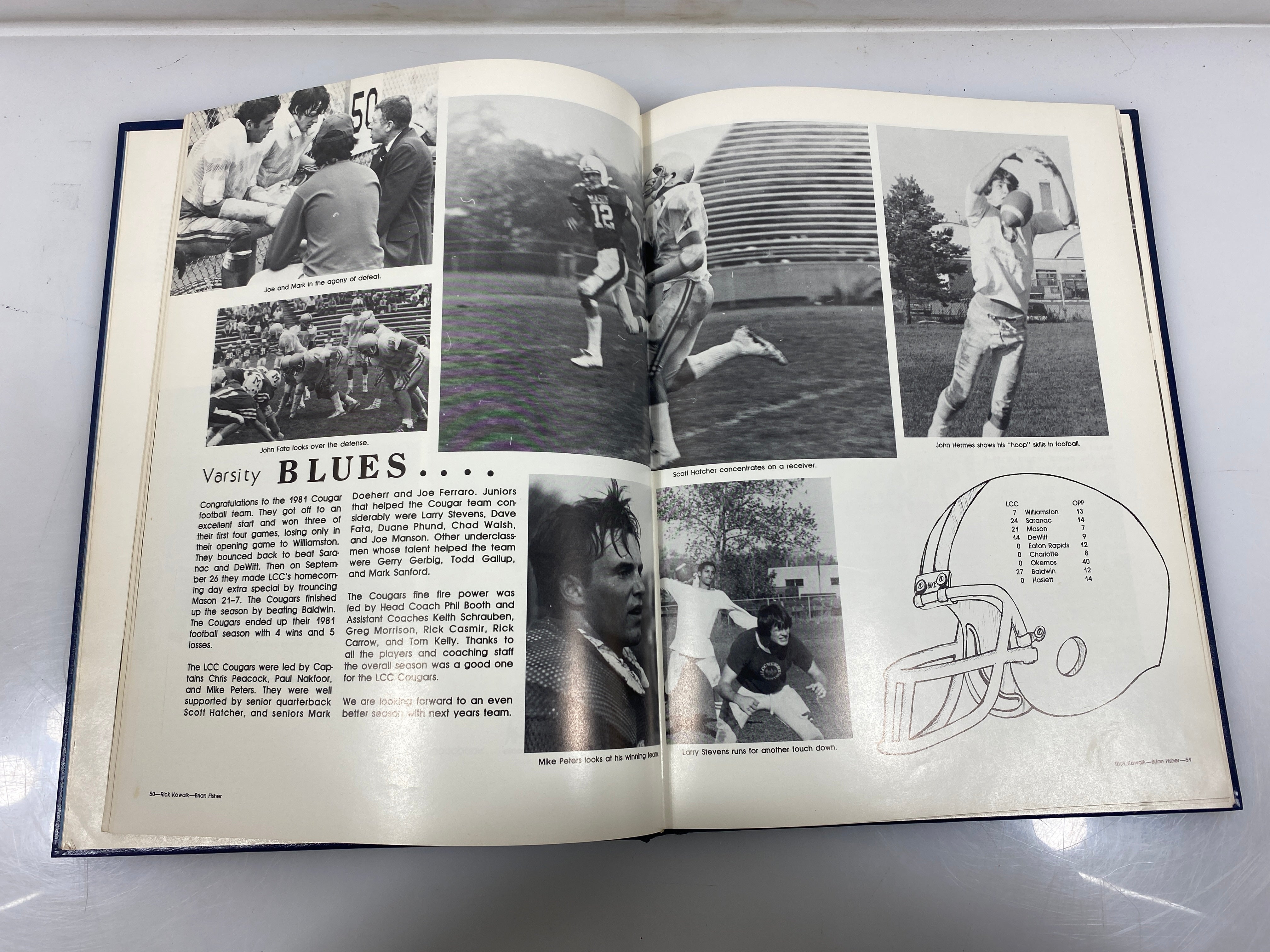 1982 Lansing Catholic Central High School "Reflection" Lansing Michigan