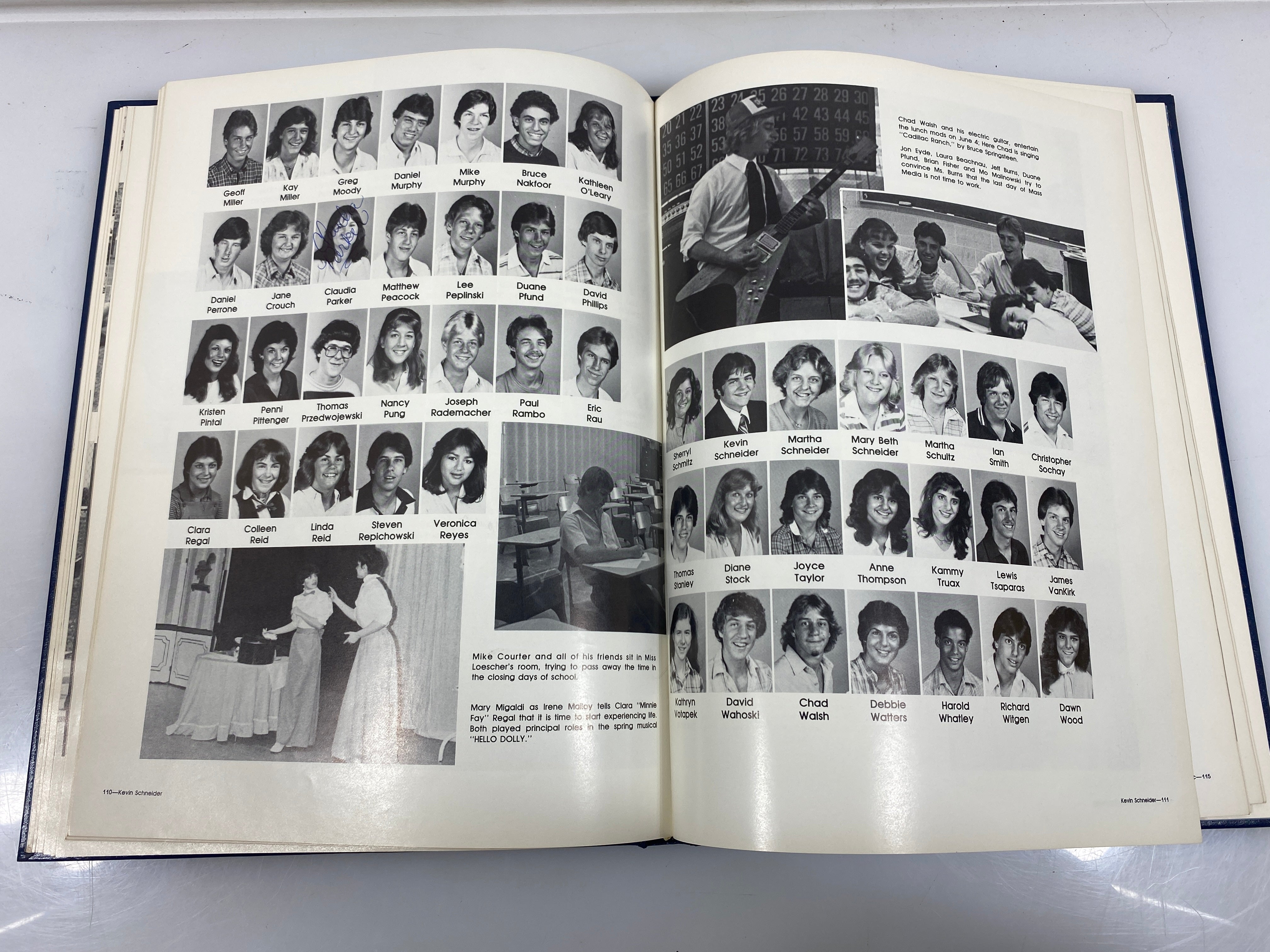 1982 Lansing Catholic Central High School "Reflection" Lansing Michigan