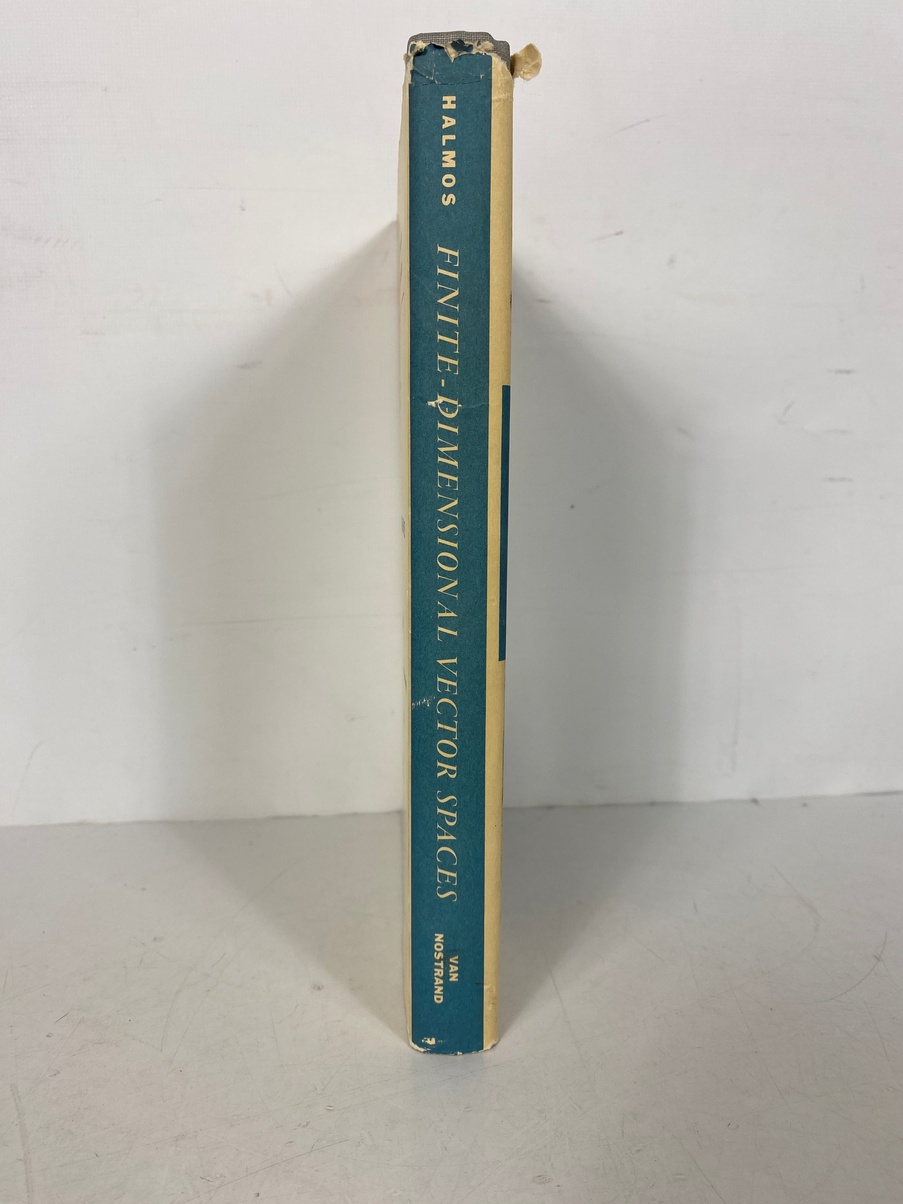 Finite-Dimensional Vector Spaces by Paul Halmos 1958 HC DJ