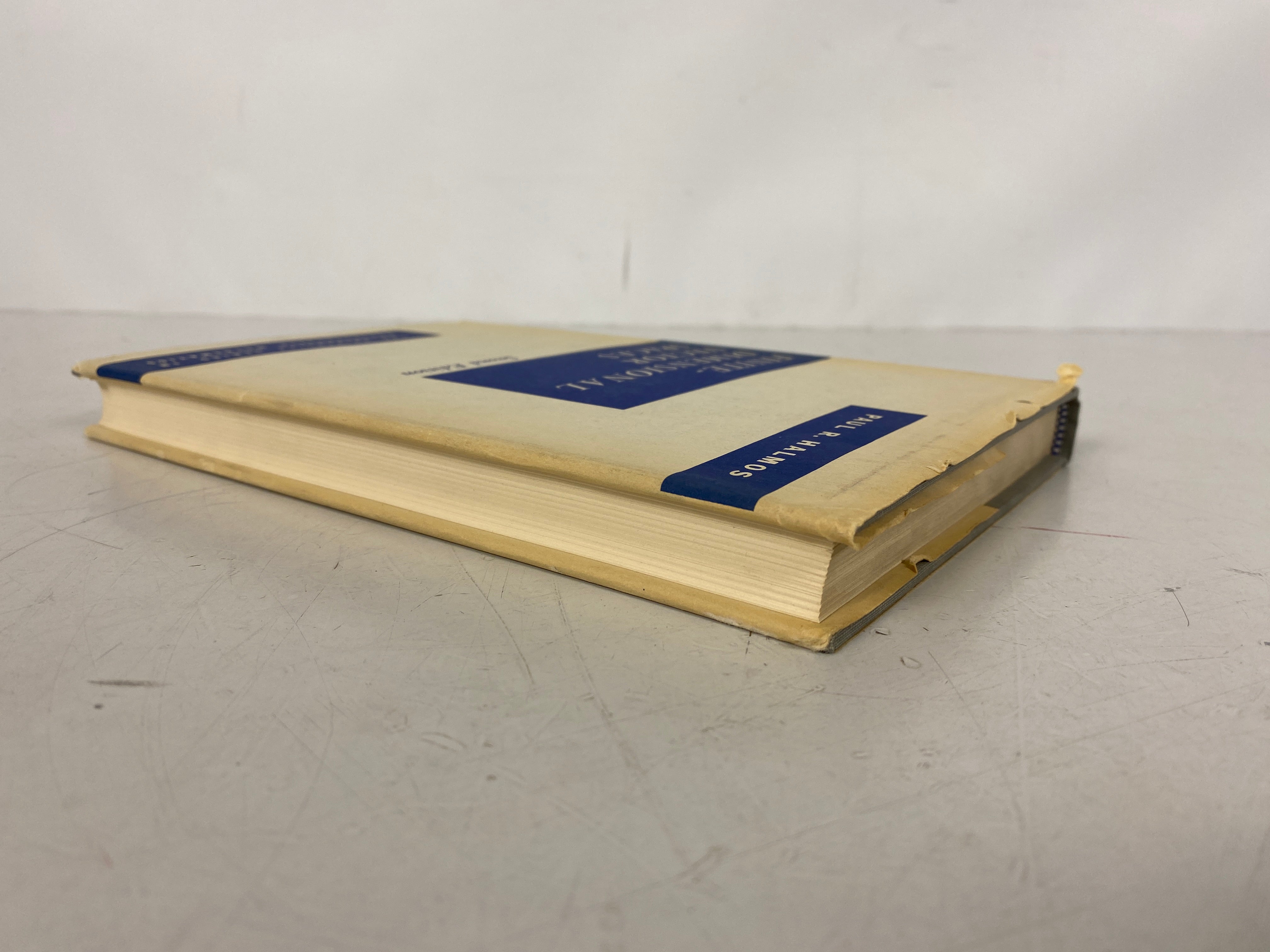 Finite-Dimensional Vector Spaces by Paul Halmos 1958 HC DJ